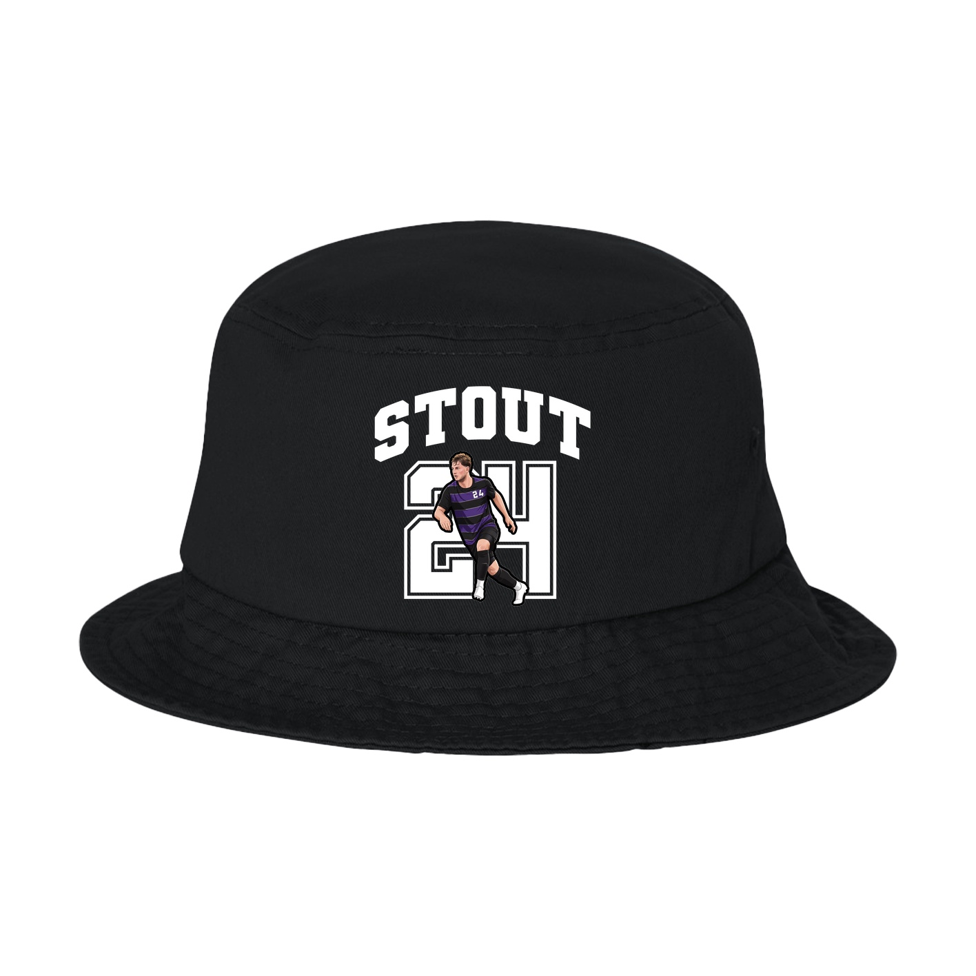 Bucket Cap — Number in Black