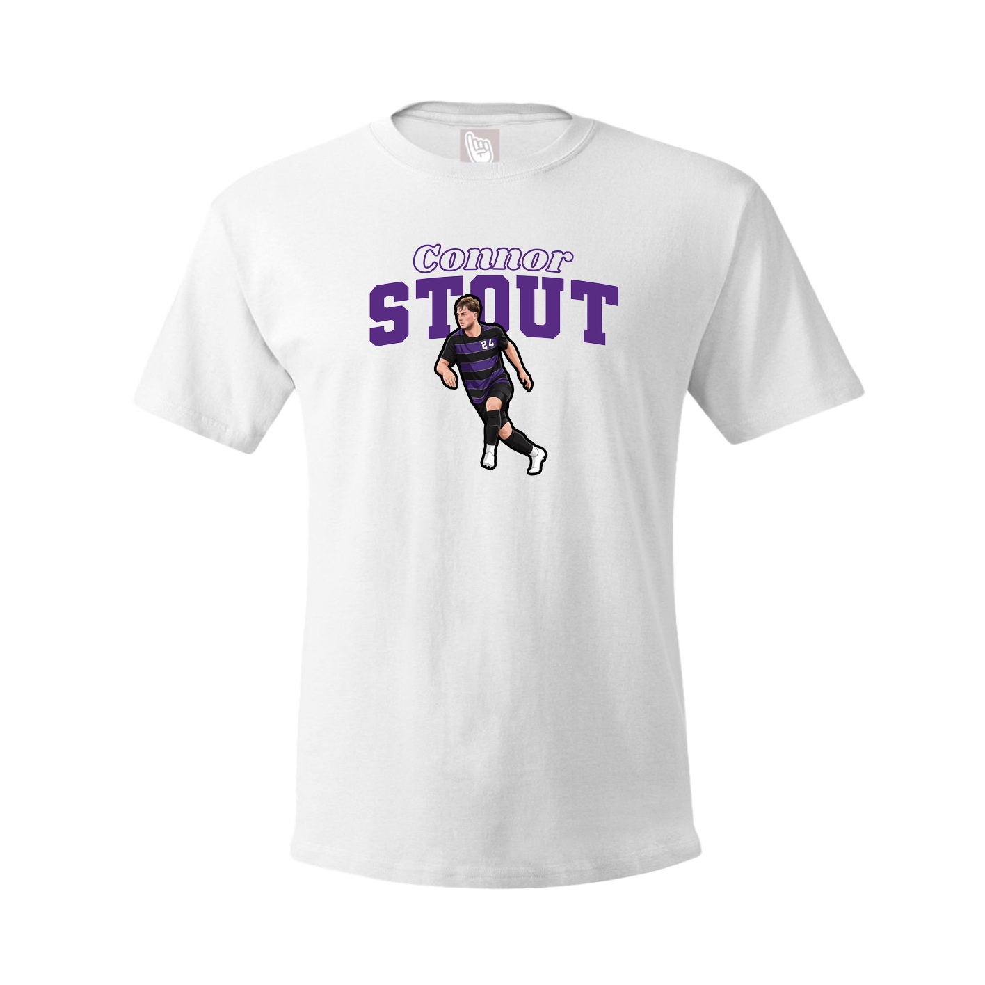 Tee — Name Arch in White