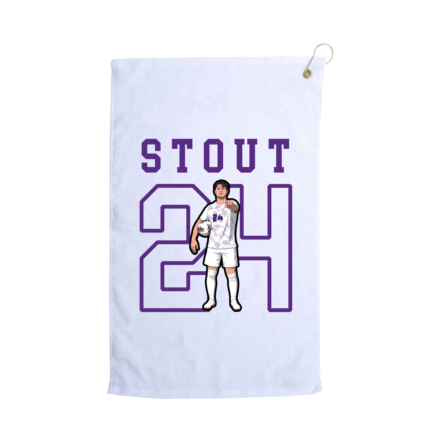 Golf Towel — Shirsey in White