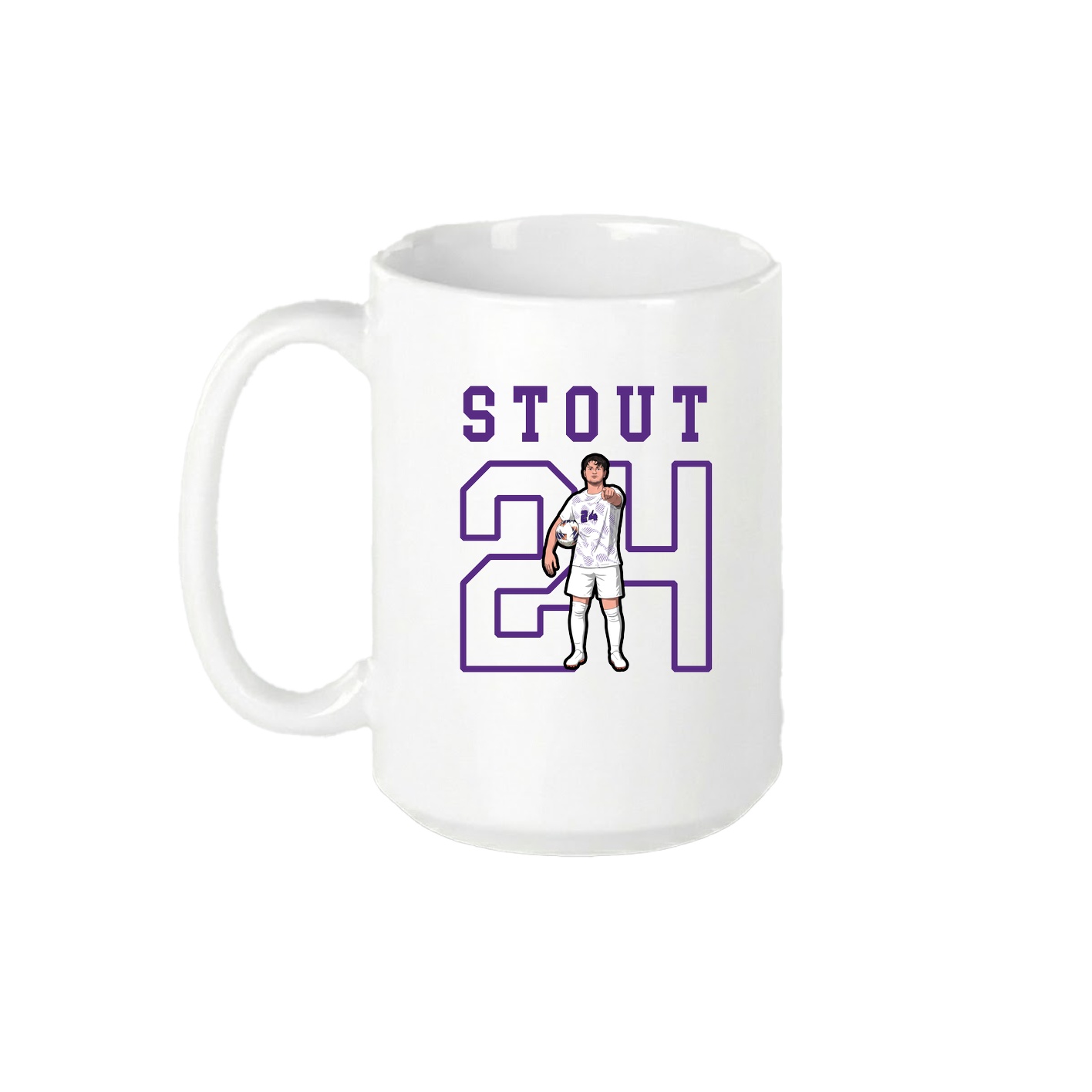 15oz Coffee Mug — Shirsey in White