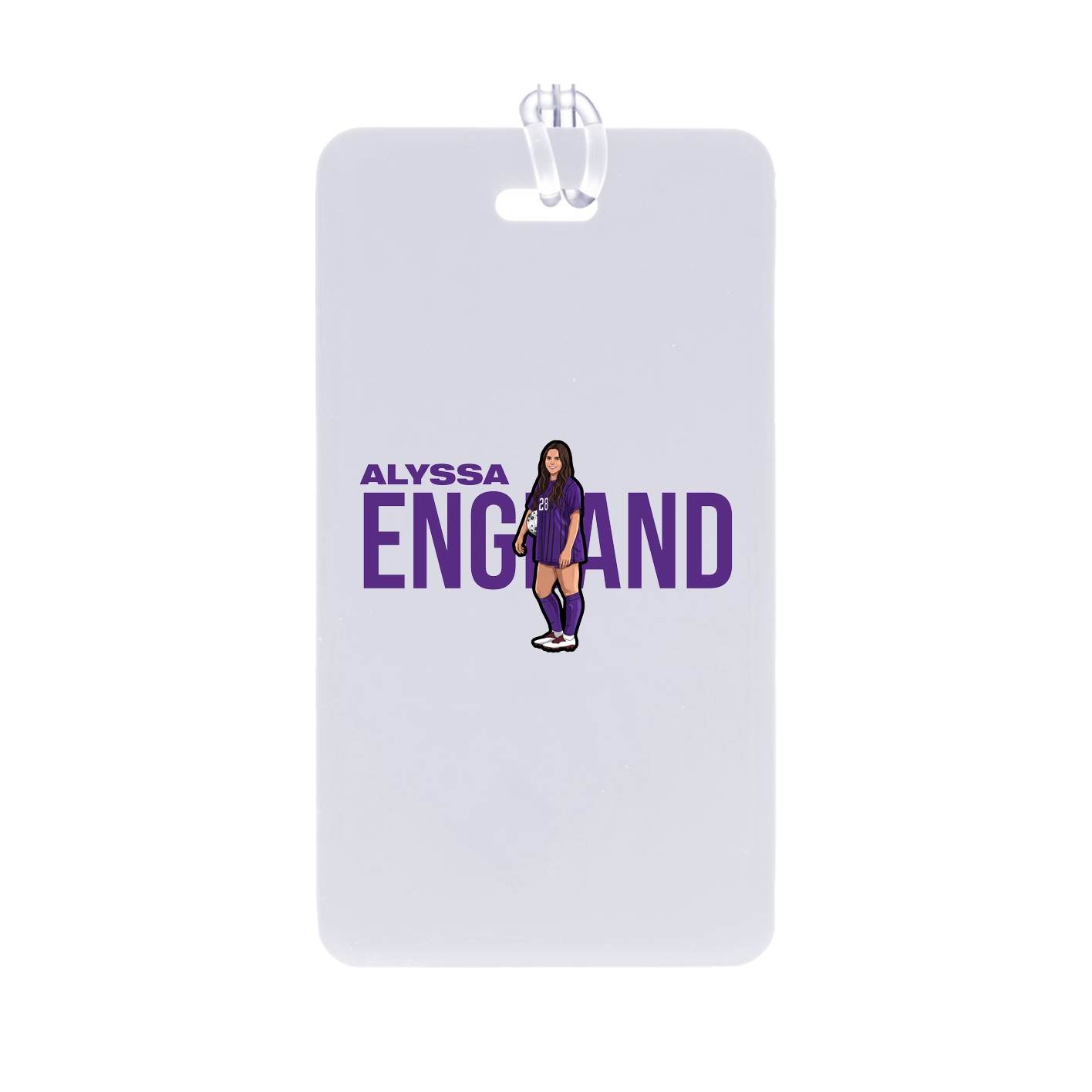 Bag Tag — Player Name in Classic