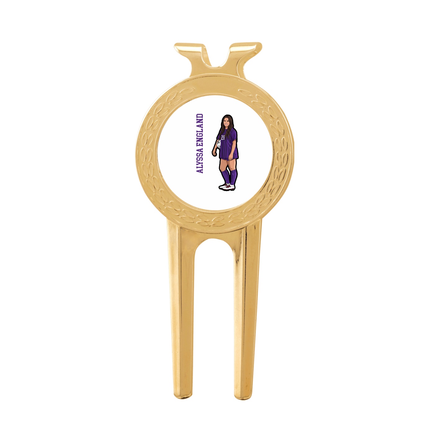 Divot Tool with Ball Marker — Name Vertical in Classic