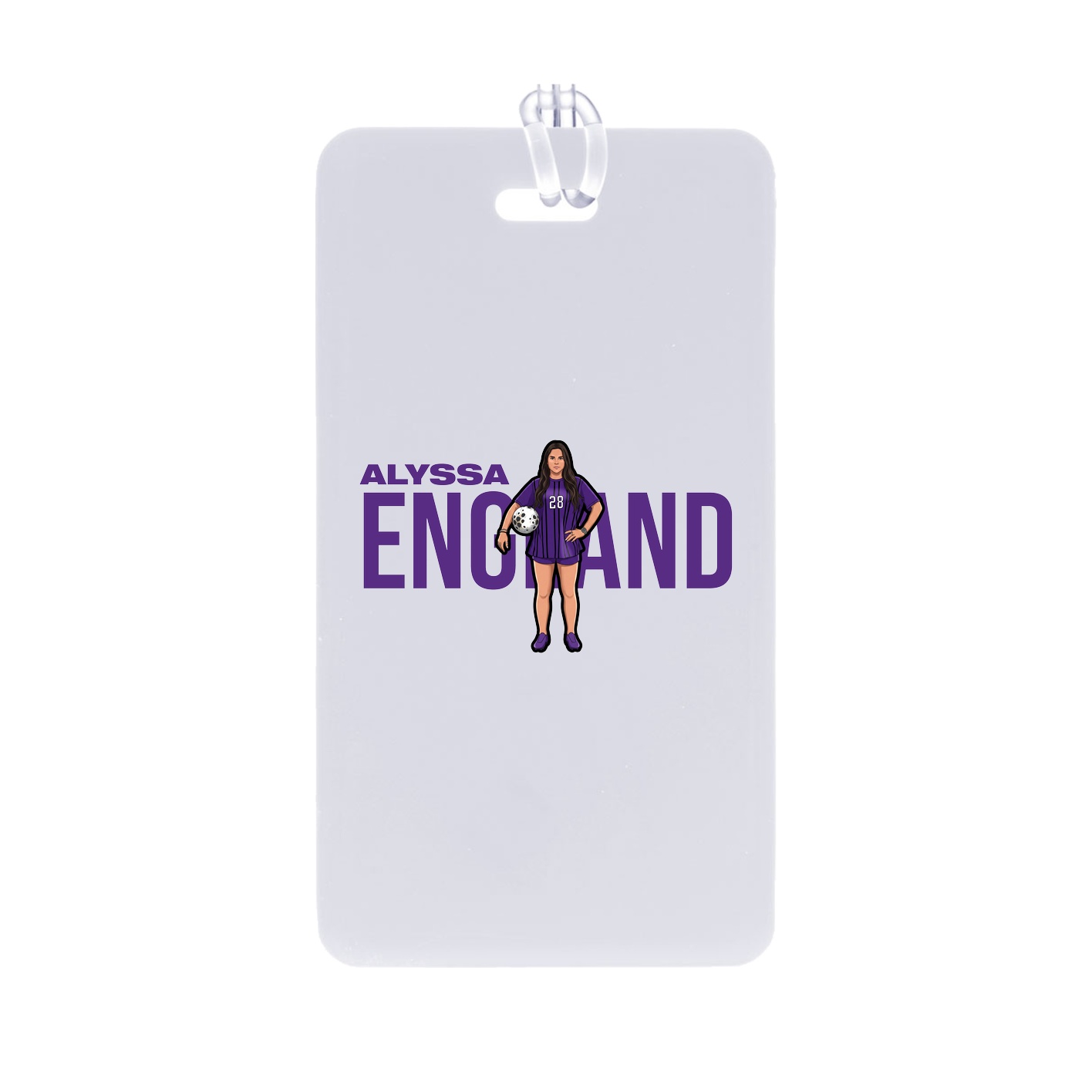 Bag Tag — Player Name in Classic