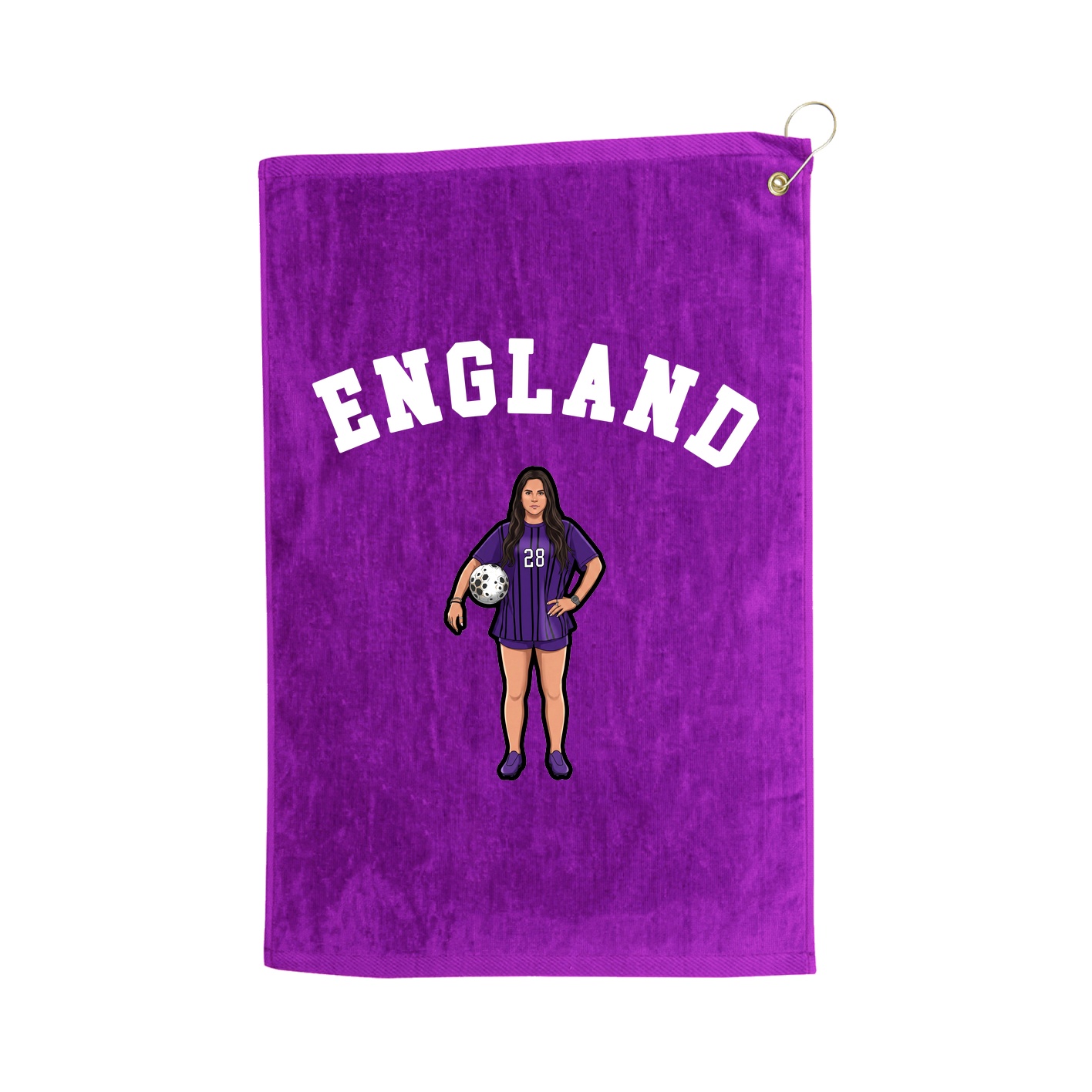 Golf Towel — Shirsey Arch in Purple