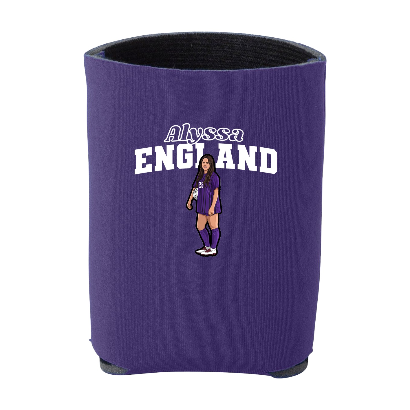 Can Holder — Name Arch in Purple