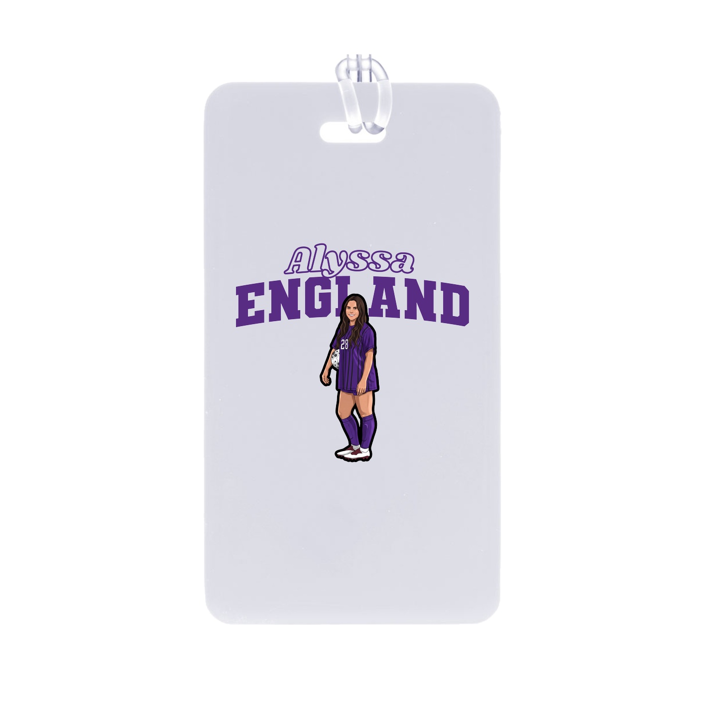 Bag Tag — Name Arch in Classic