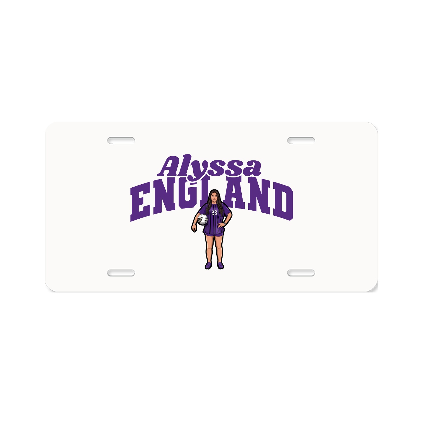 License Plate — Signature Arch in Classic
