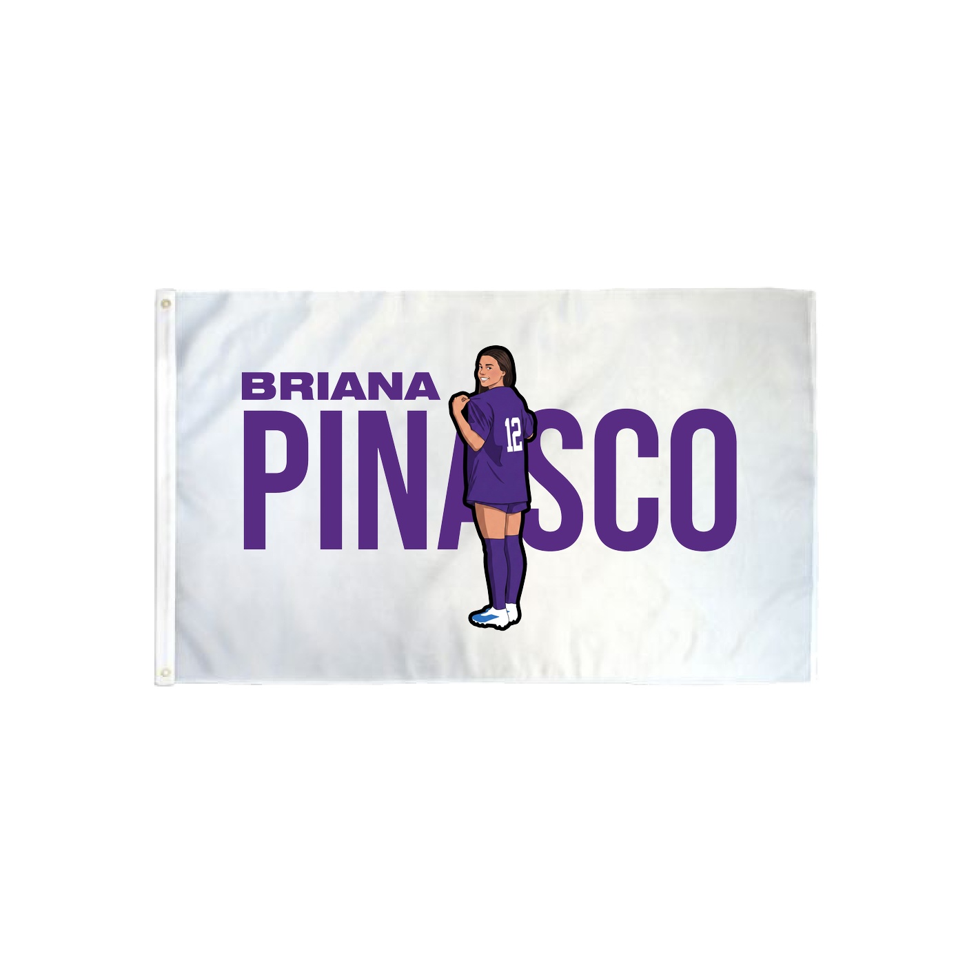 3x5 Flag — Player Name in Classic