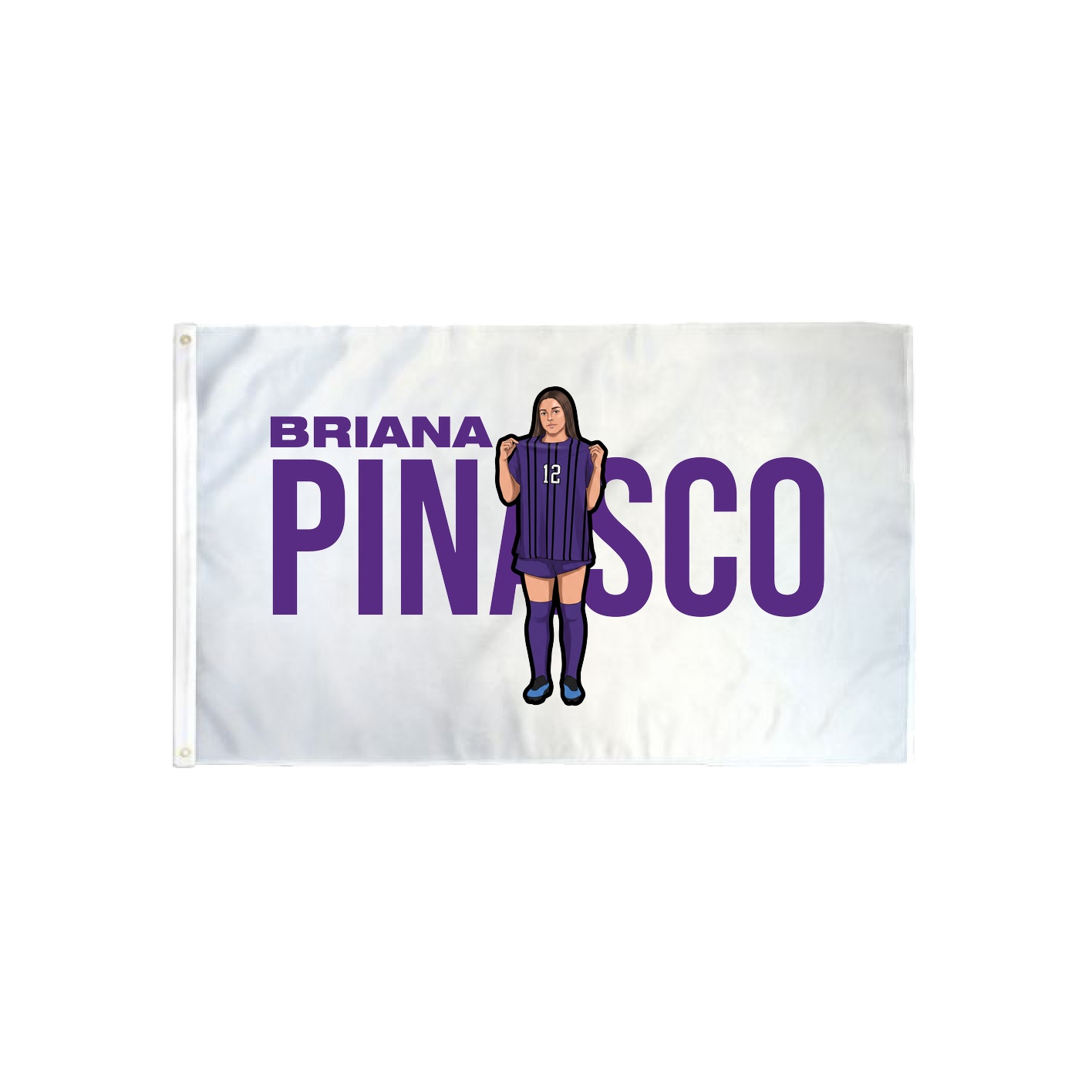 3x5 Flag — Player Name in Classic