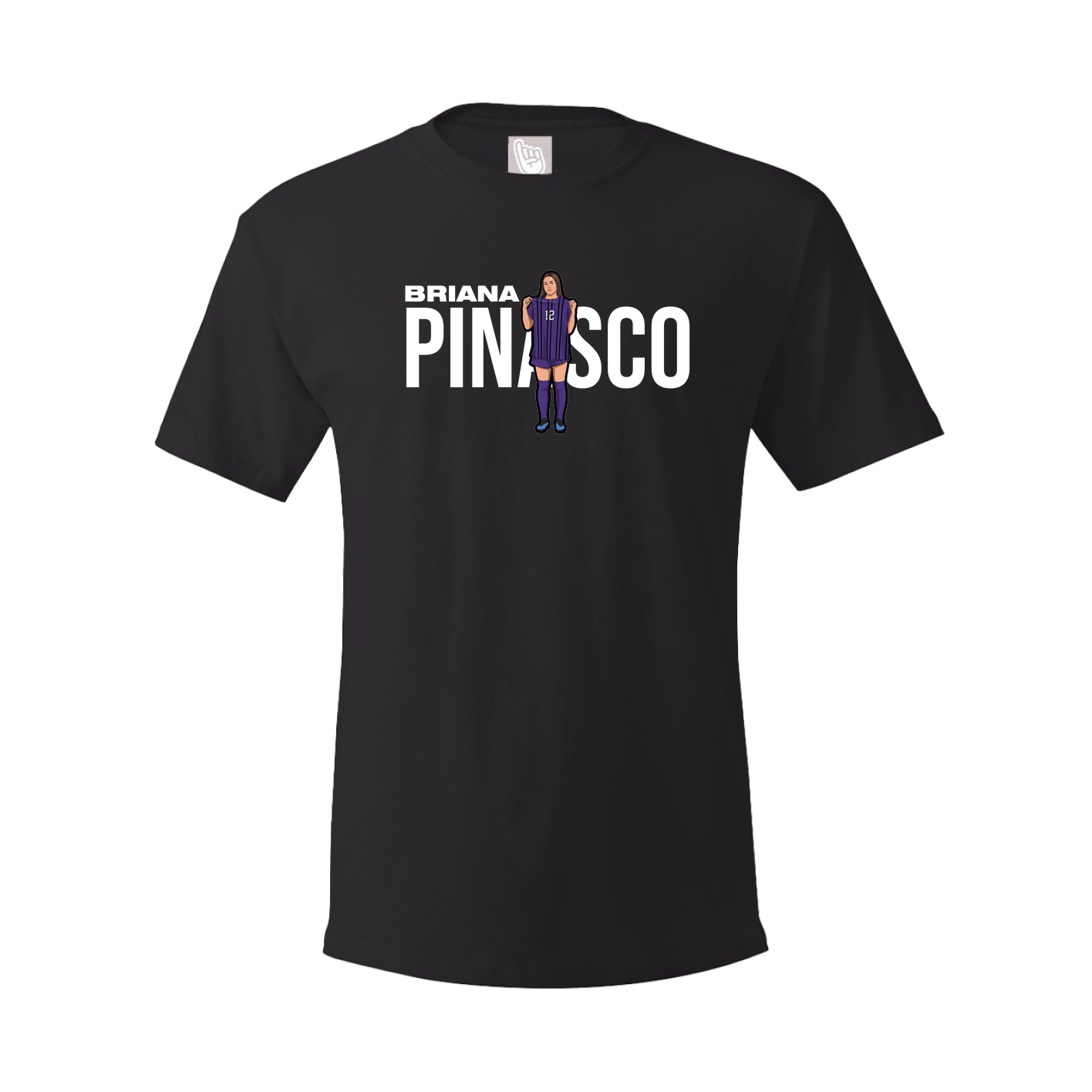 Youth Tee — Player Name in Black