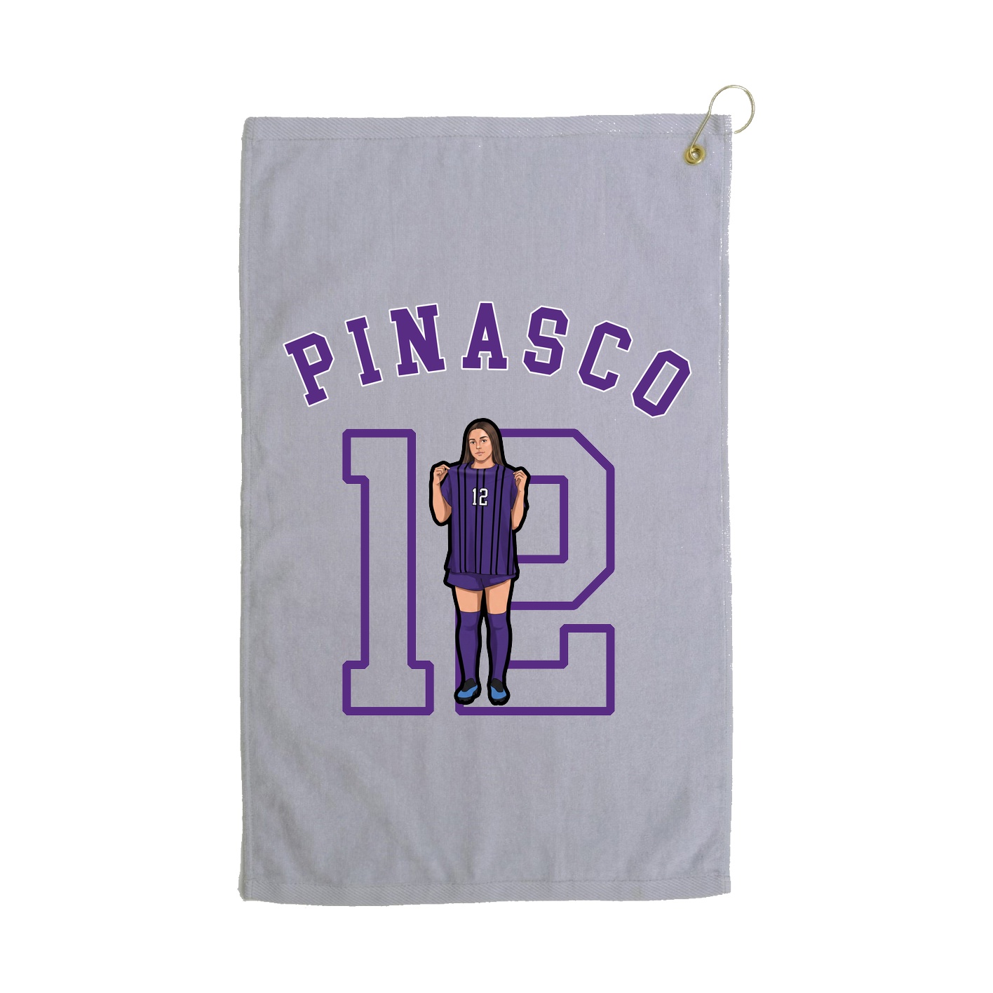 Golf Towel — Shirsey Arch in Grey