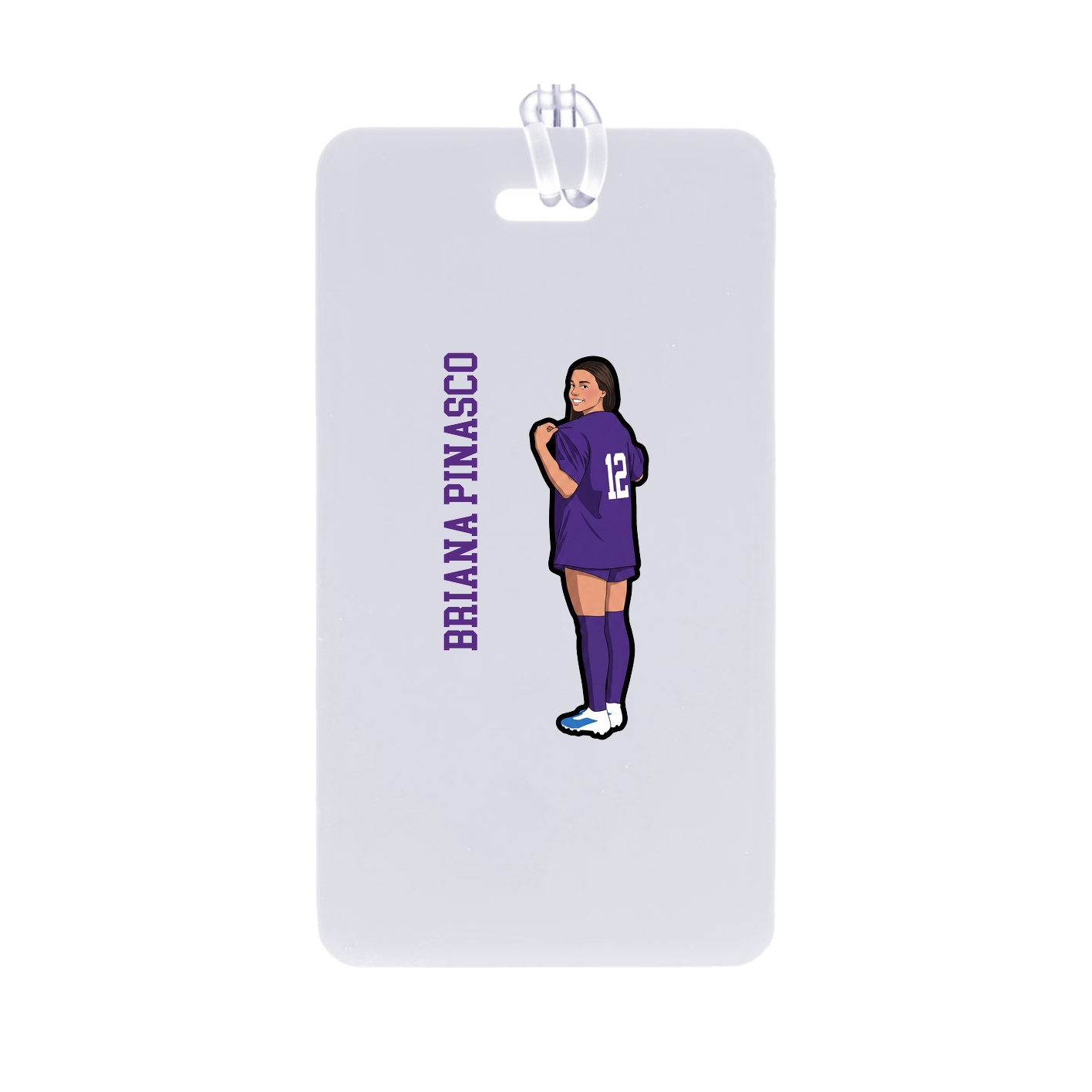 Bag Tag — Name Vertical in Classic