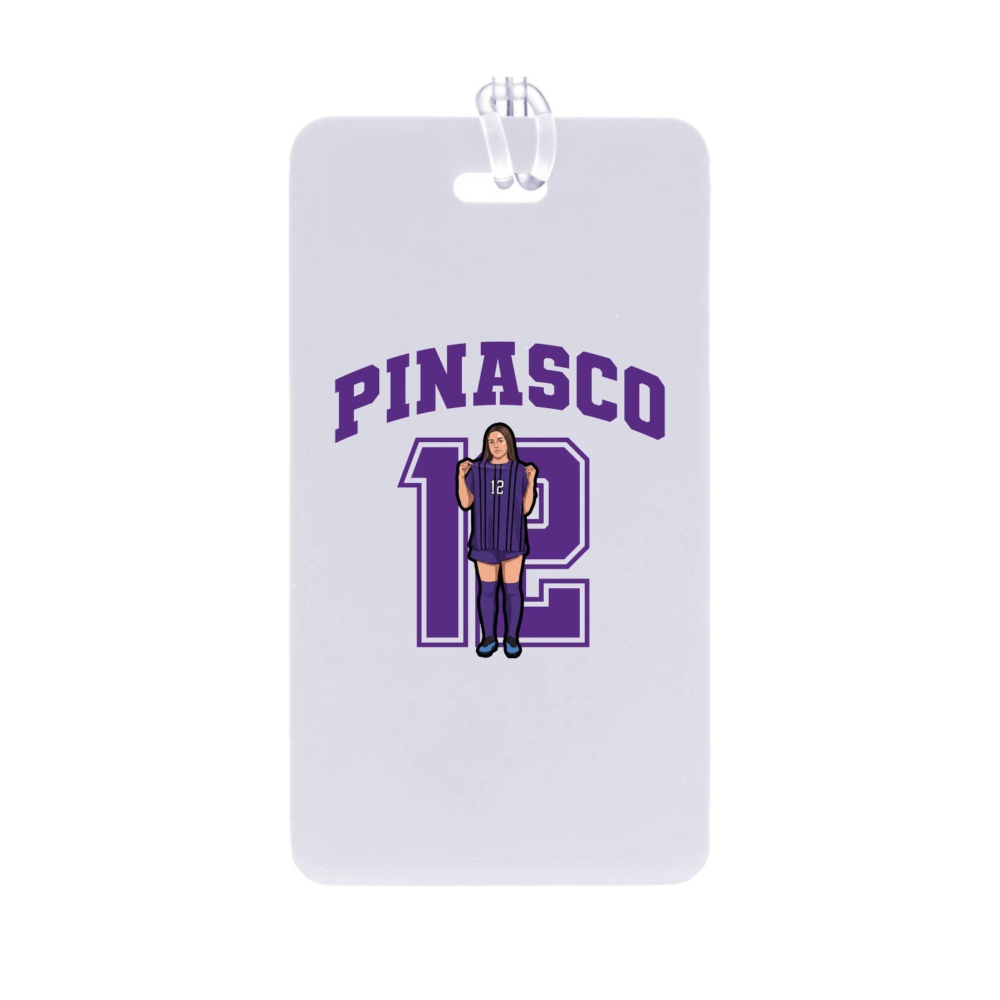 Bag Tag — Number in Classic