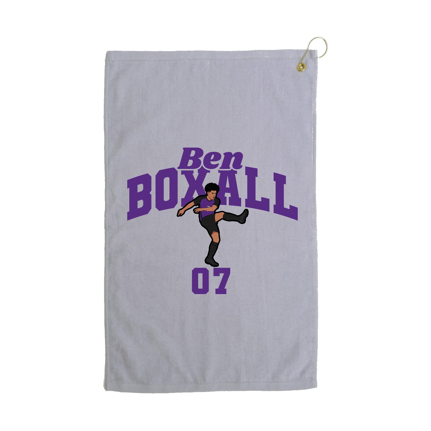 Golf Towel — Signature Arch in Grey