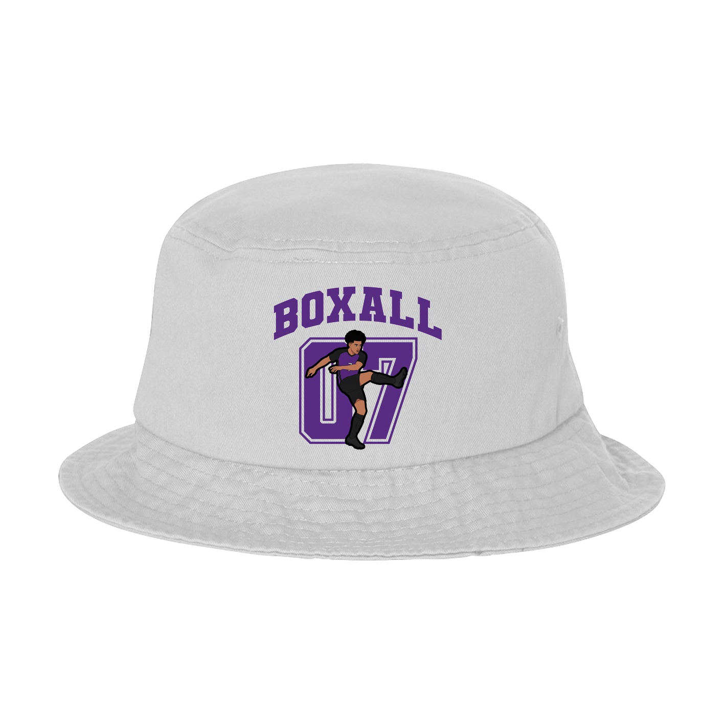 Bucket Cap — Number in White