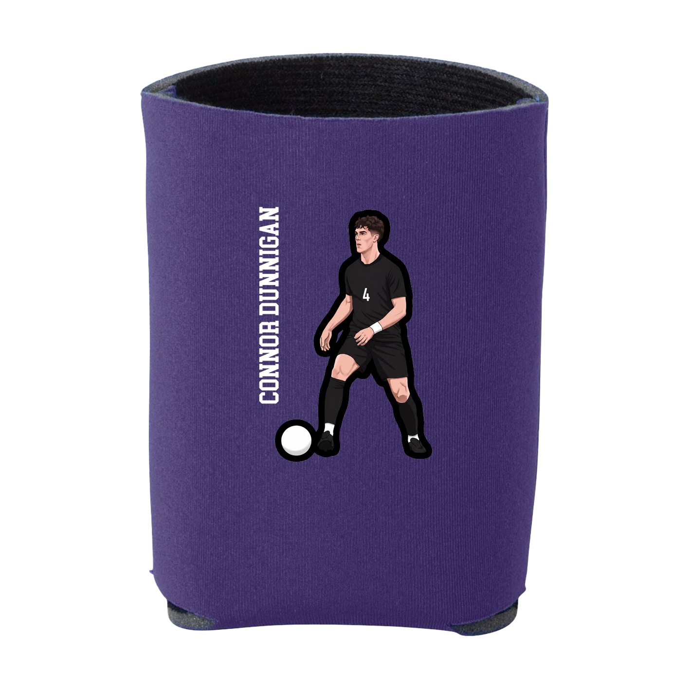 Can Holder — Name Vertical in Purple
