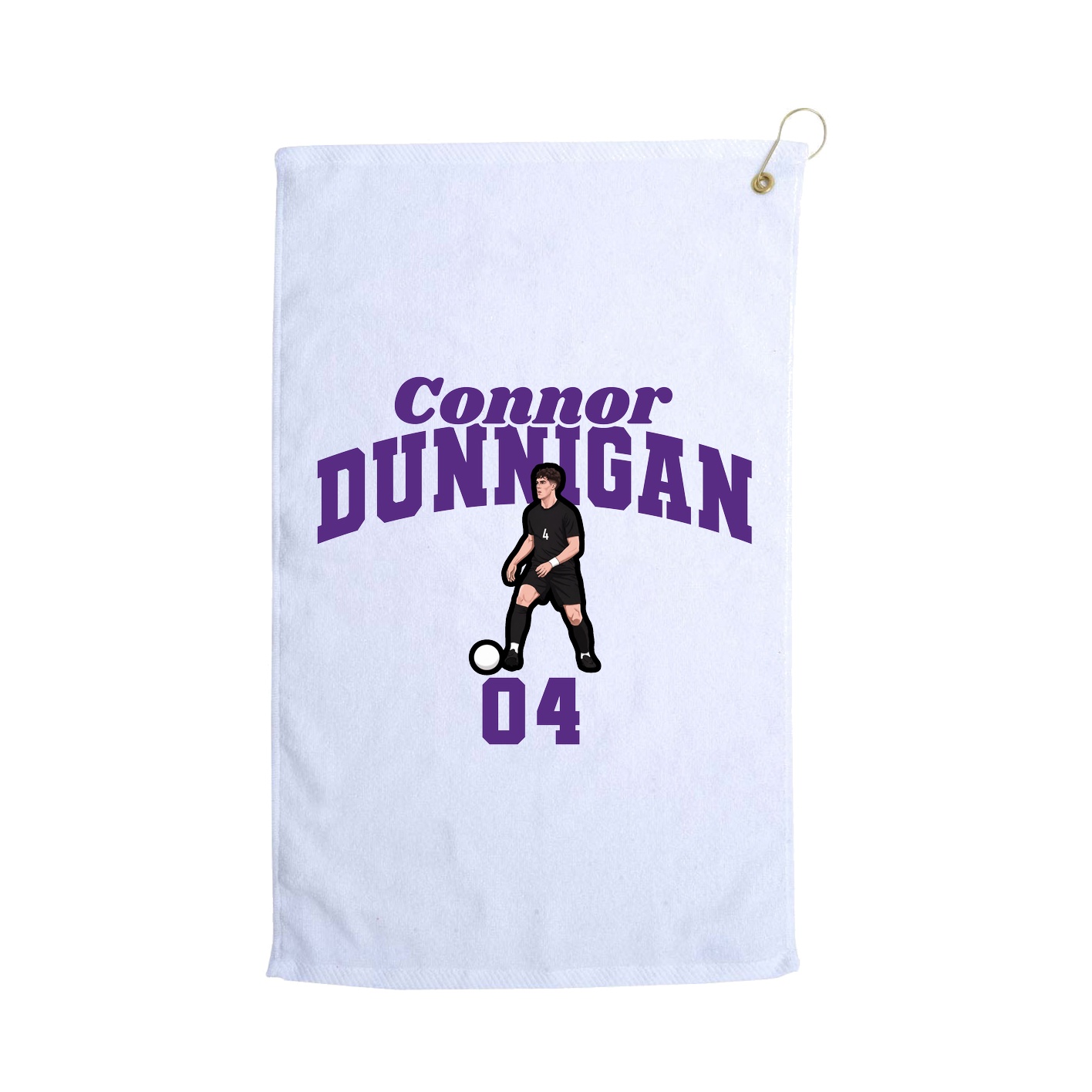 Golf Towel — Signature Arch in White
