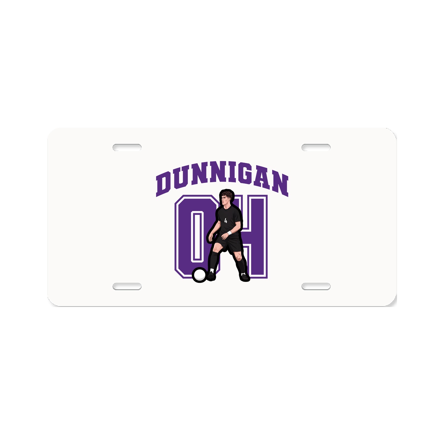 License Plate — Number in Classic