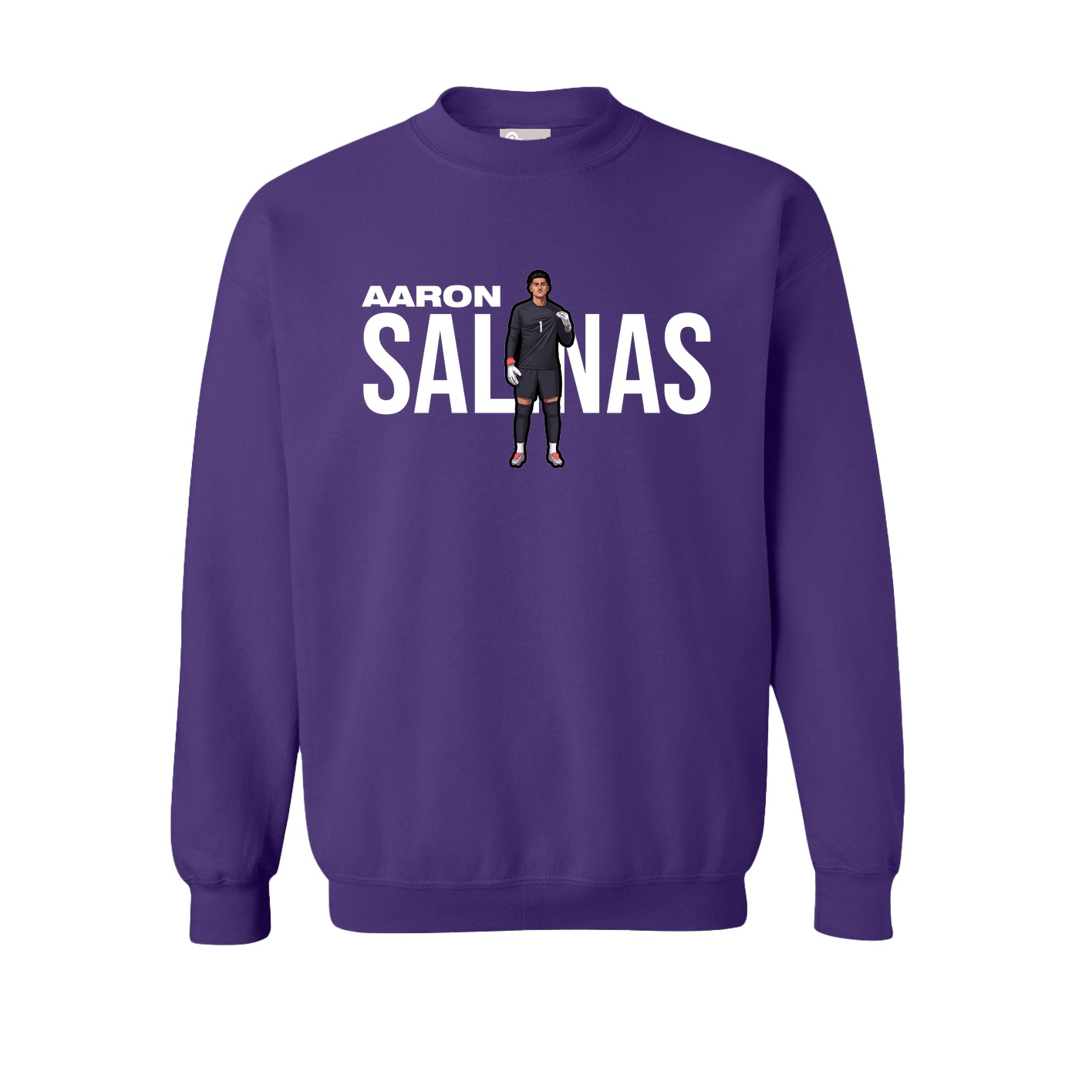 Fleece Crew — Player Name in Purple