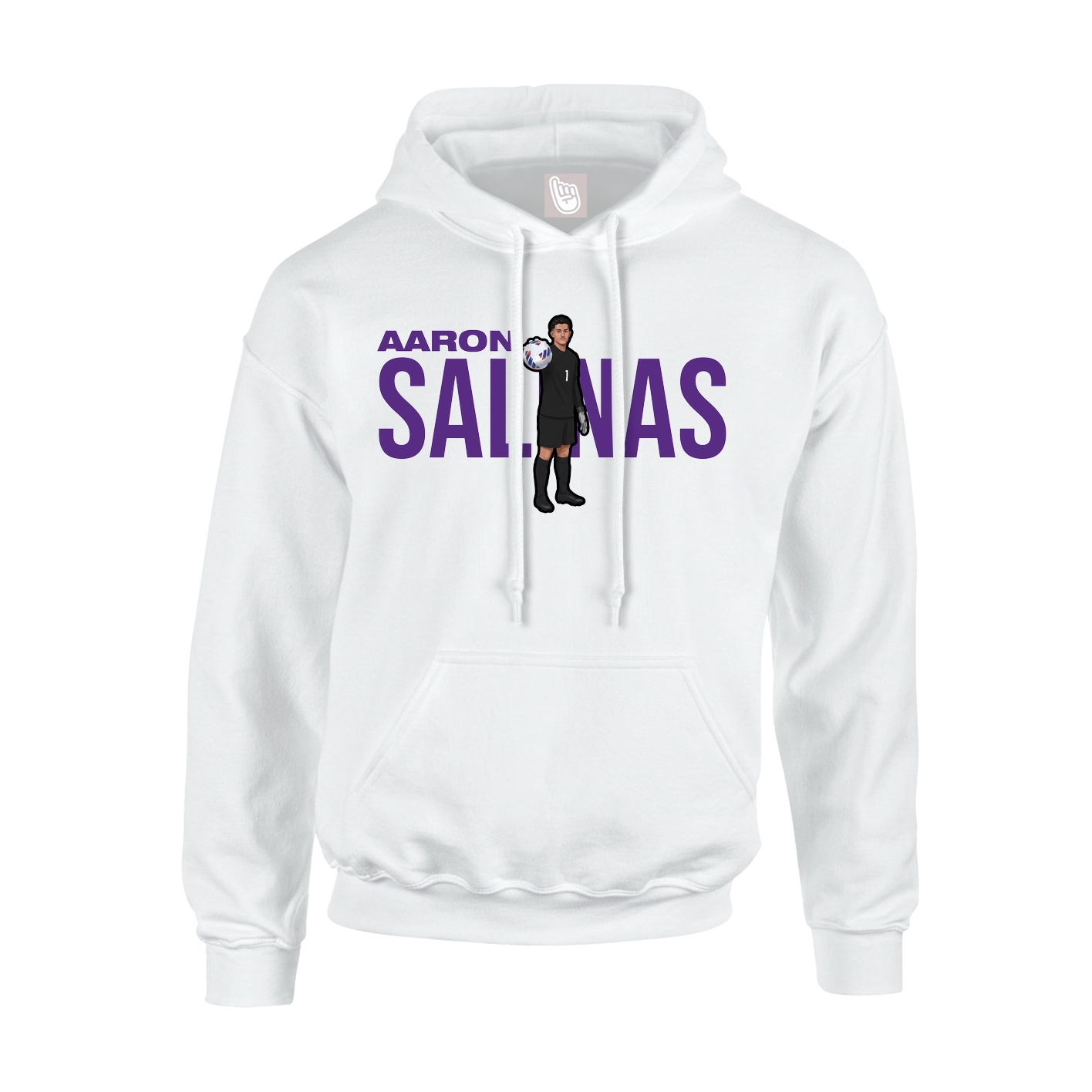 Hoodie — Player Name in White