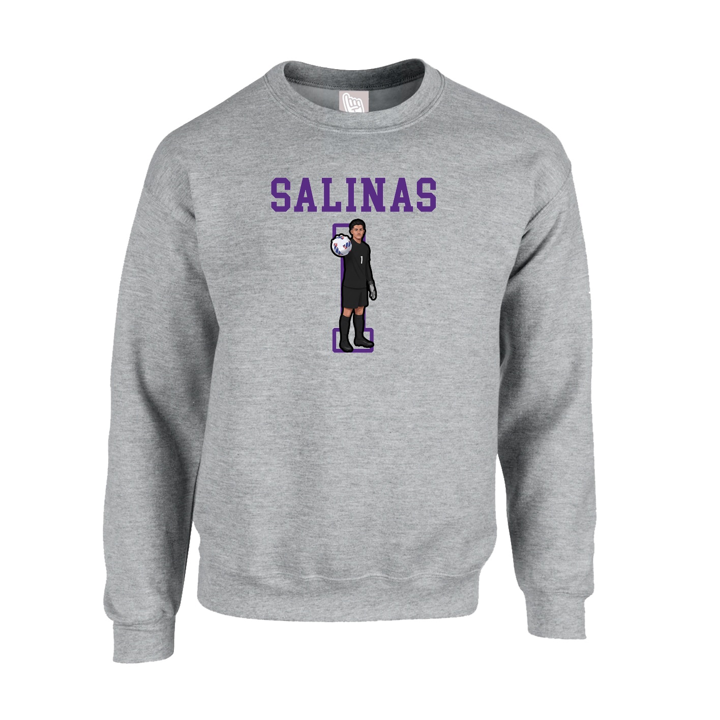 Fleece Crew — Shirsey in Grey