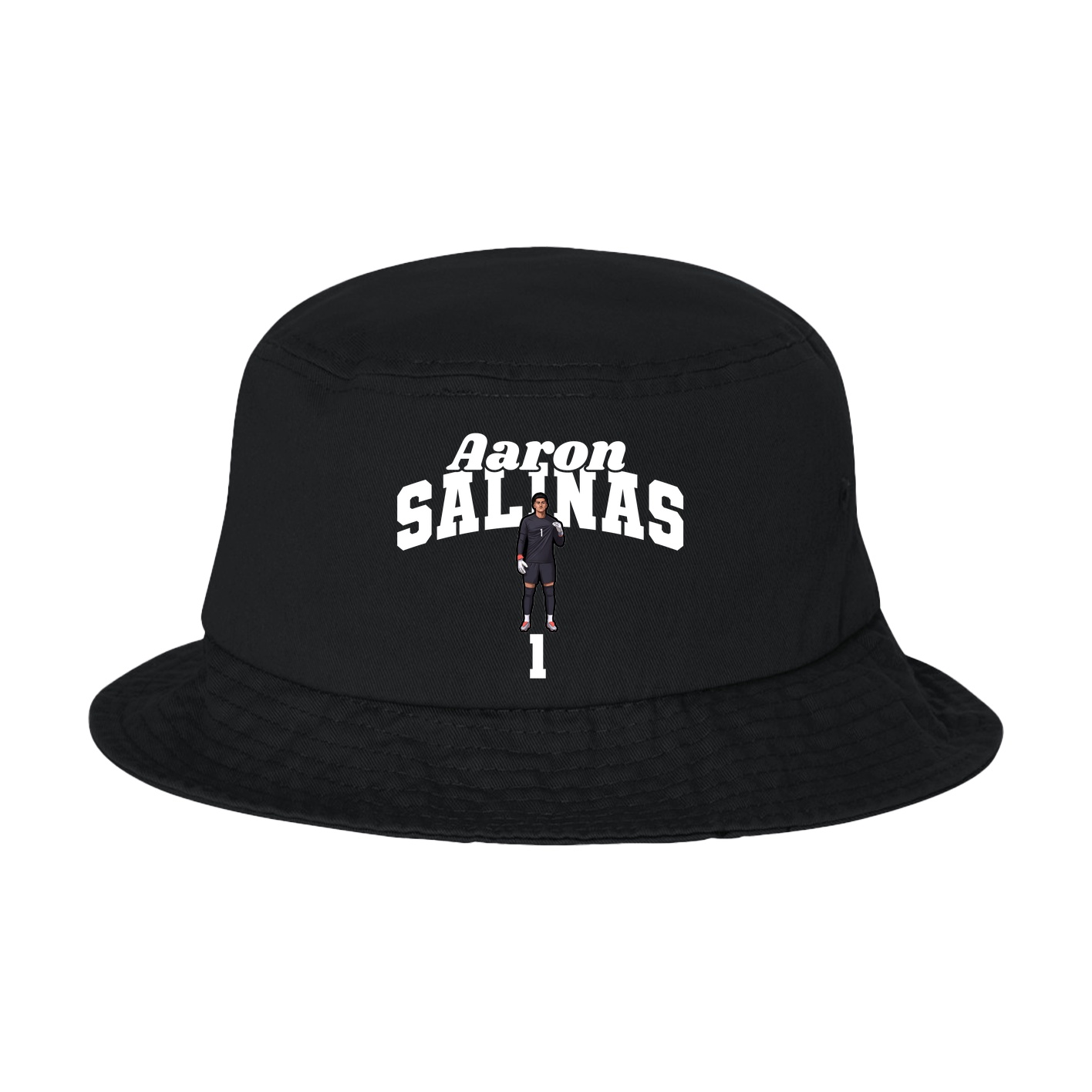 Bucket Cap — Signature Arch in Black