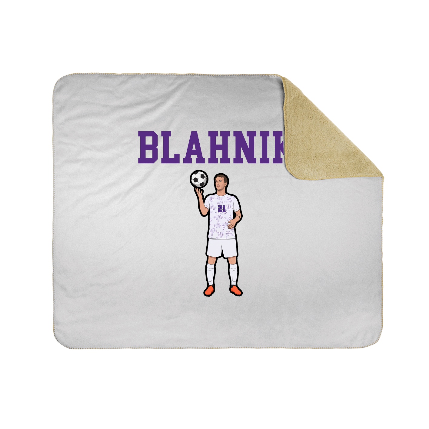 Throw Blanket — Shirsey in White