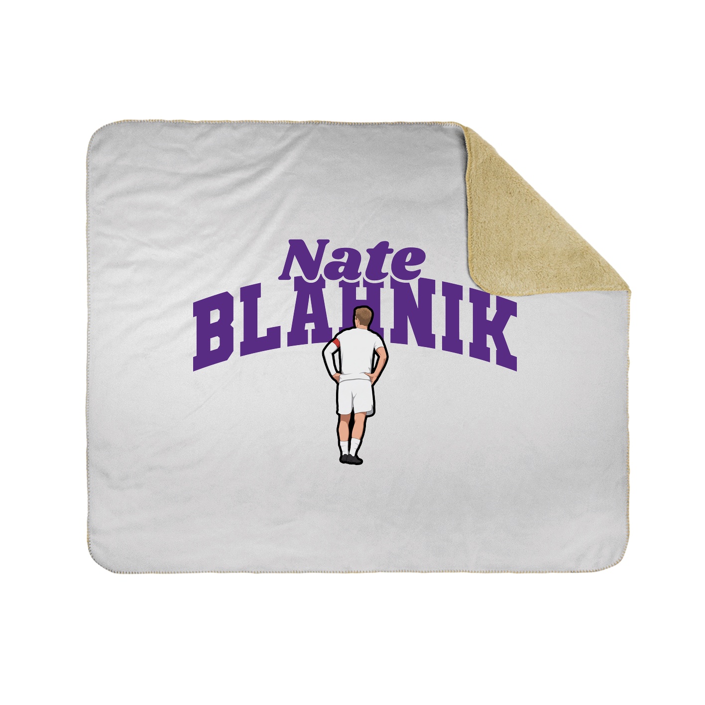 Throw Blanket — Signature Arch in White
