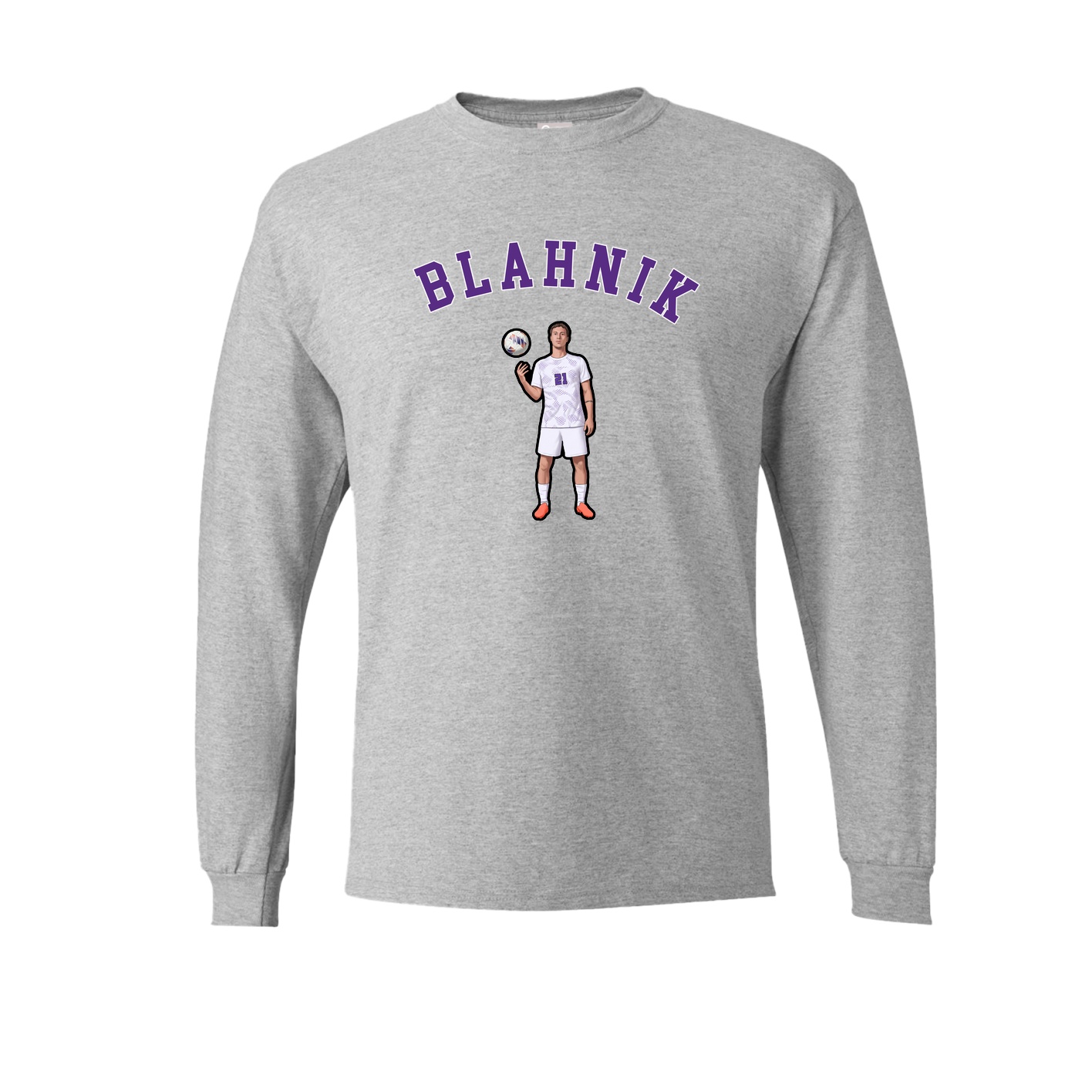 Long Sleeve Tee — Shirsey Arch in Grey