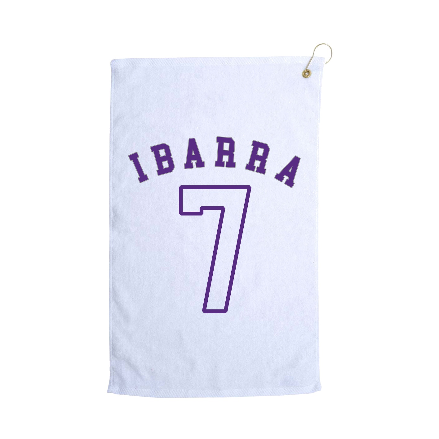 Golf Towel — Shirsey Arch in White