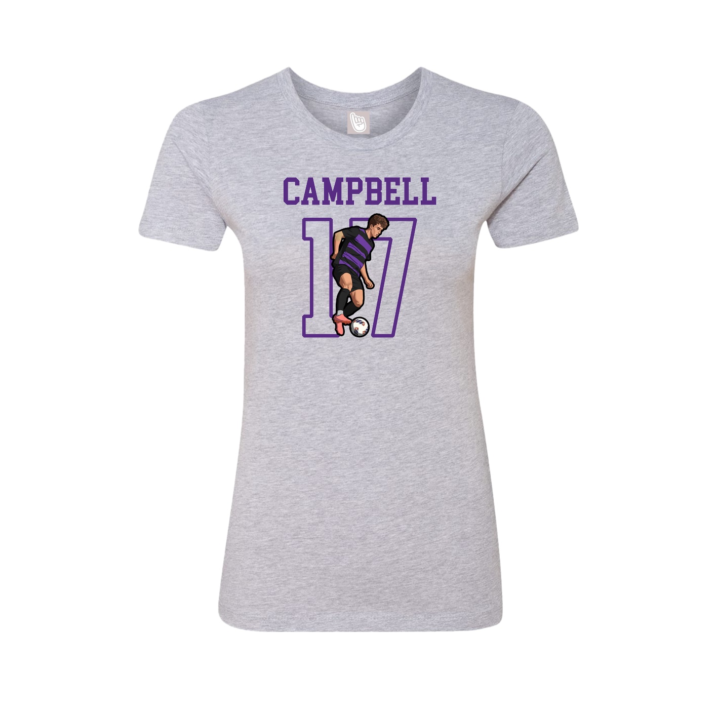 Fitted Women's Tee — Shirsey in Grey