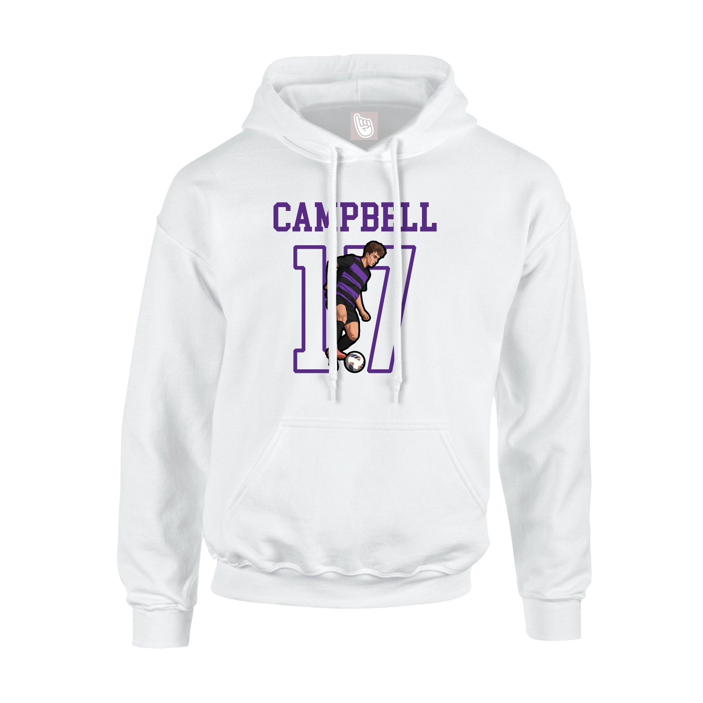 Hoodie — Shirsey in White