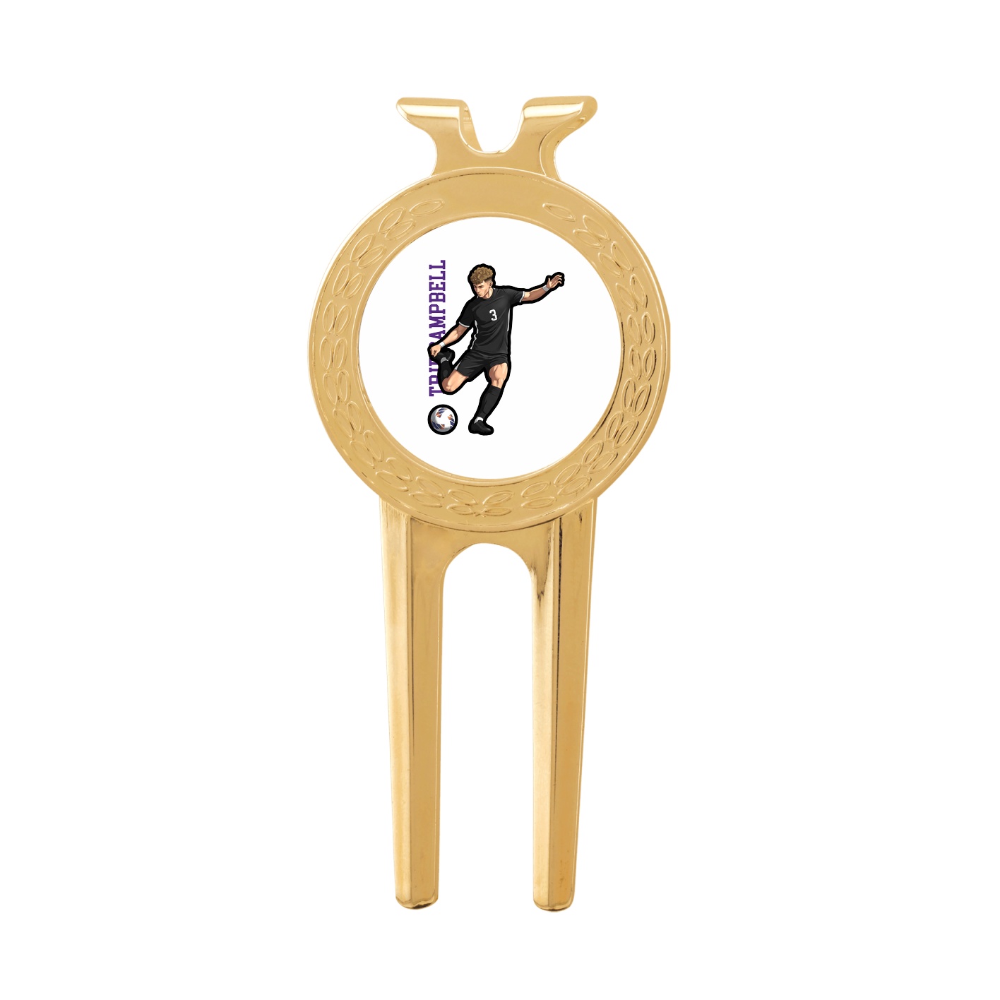Divot Tool with Ball Marker — Name Vertical in Classic