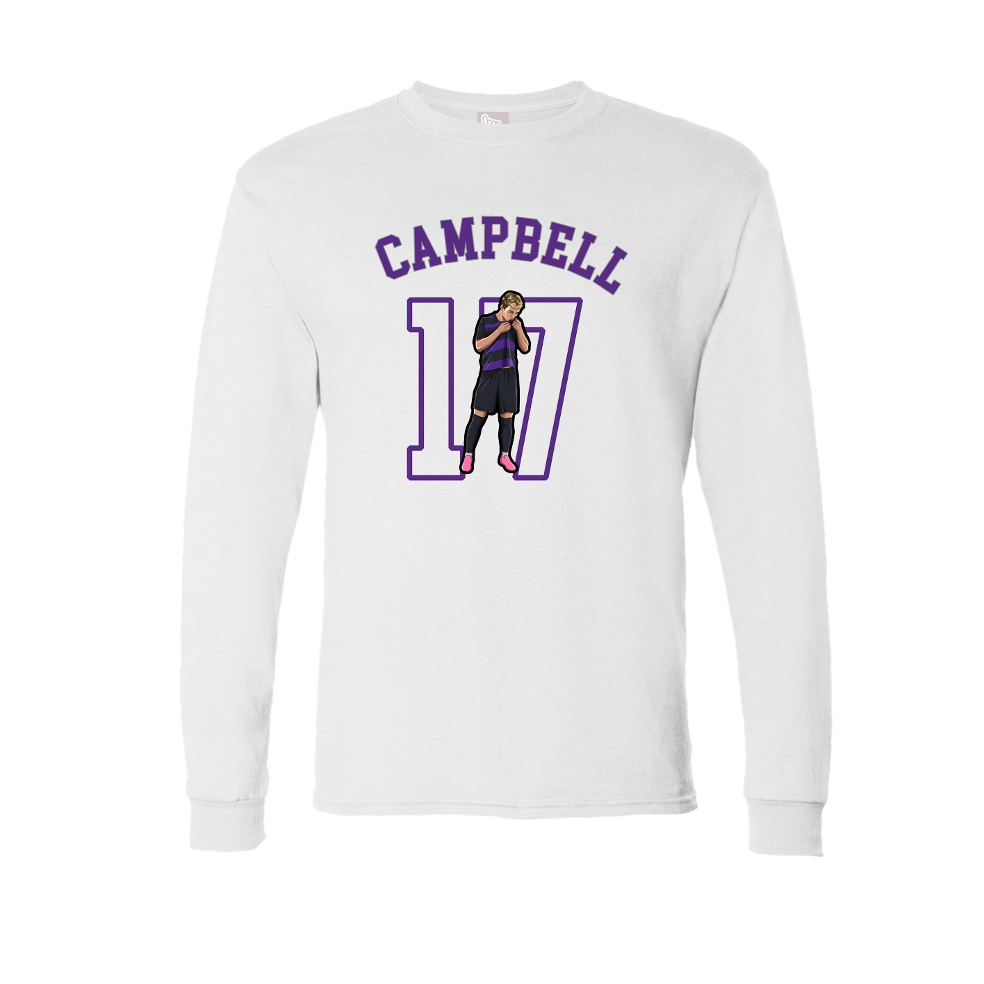 Long Sleeve Tee — Shirsey Arch in White