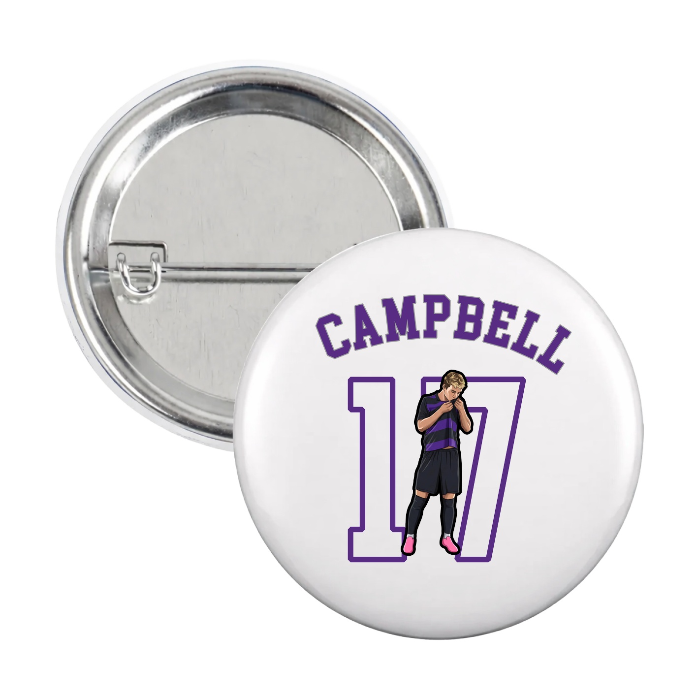 Game Day Button — Shirsey Arch in White