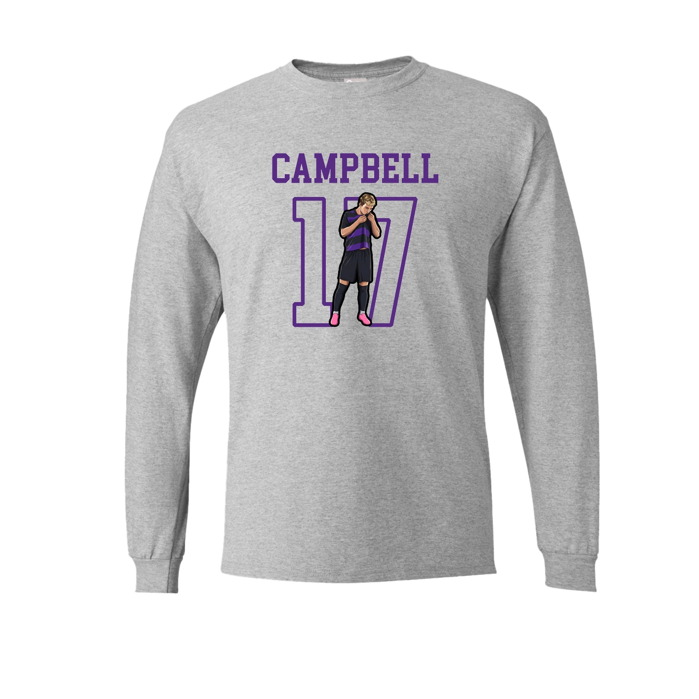 Long Sleeve Tee — Shirsey in Grey
