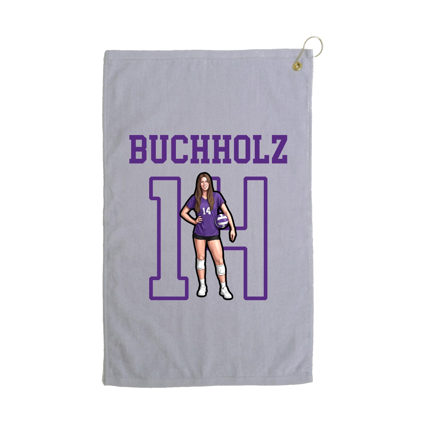 Golf Towel — Shirsey in Grey