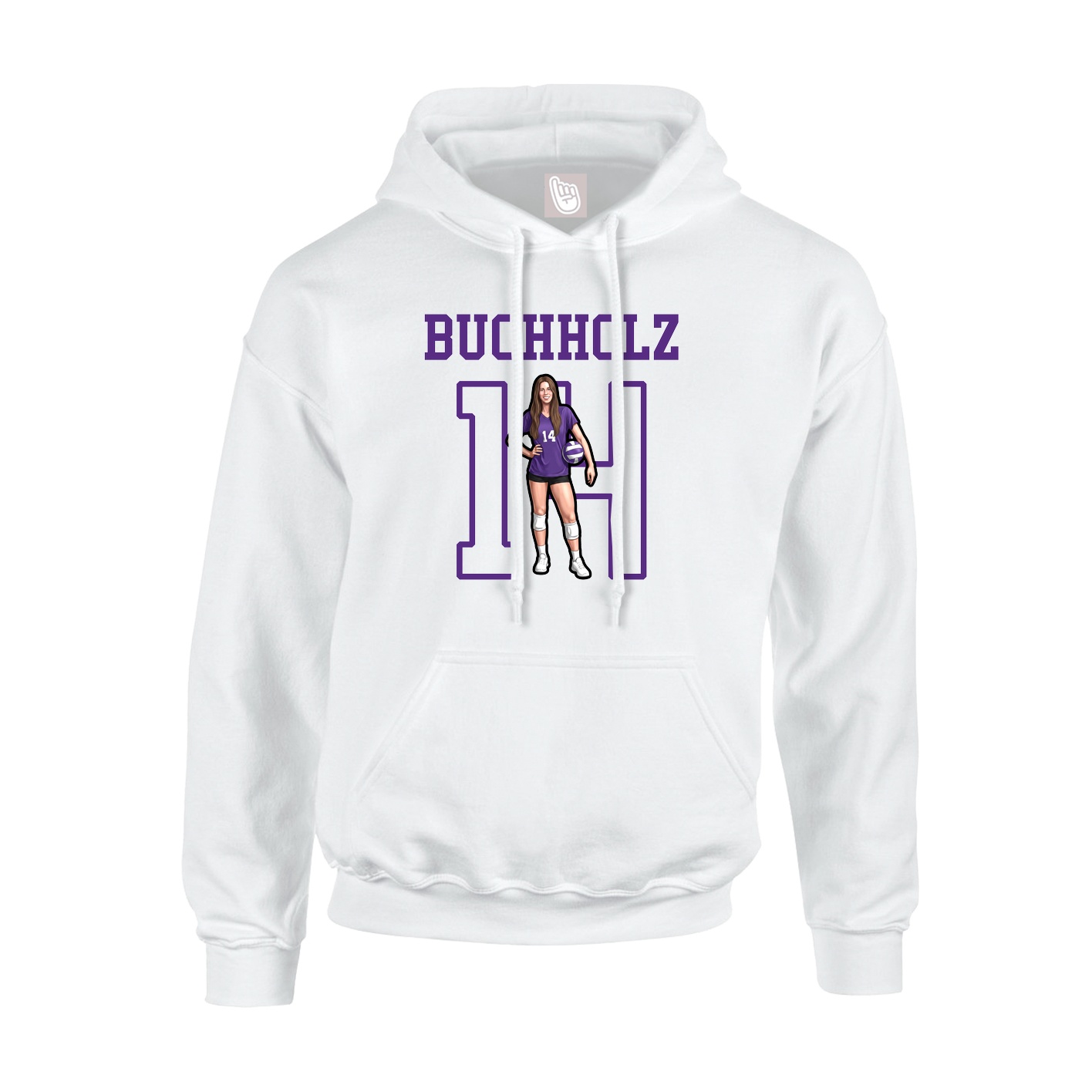 Youth Hoodie — Shirsey in White