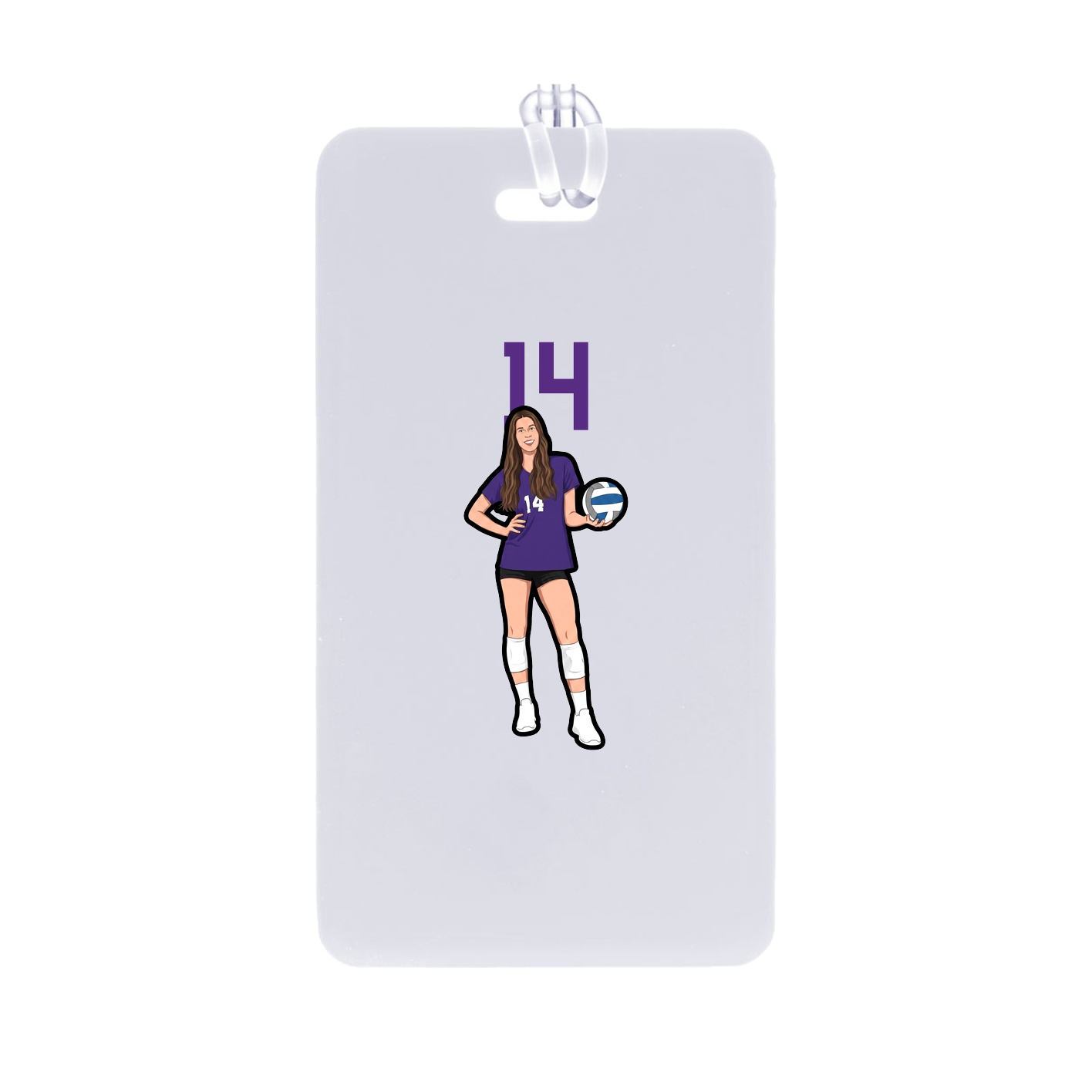 Bag Tag — Number Top in Classic