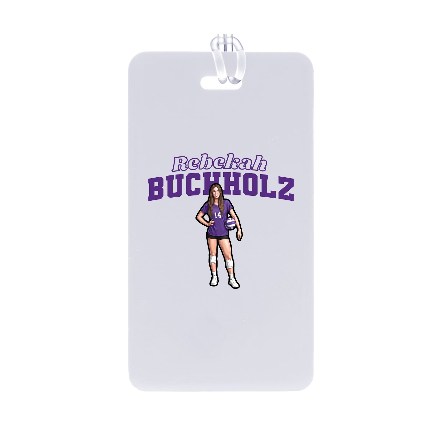 Bag Tag — Name Arch in Classic