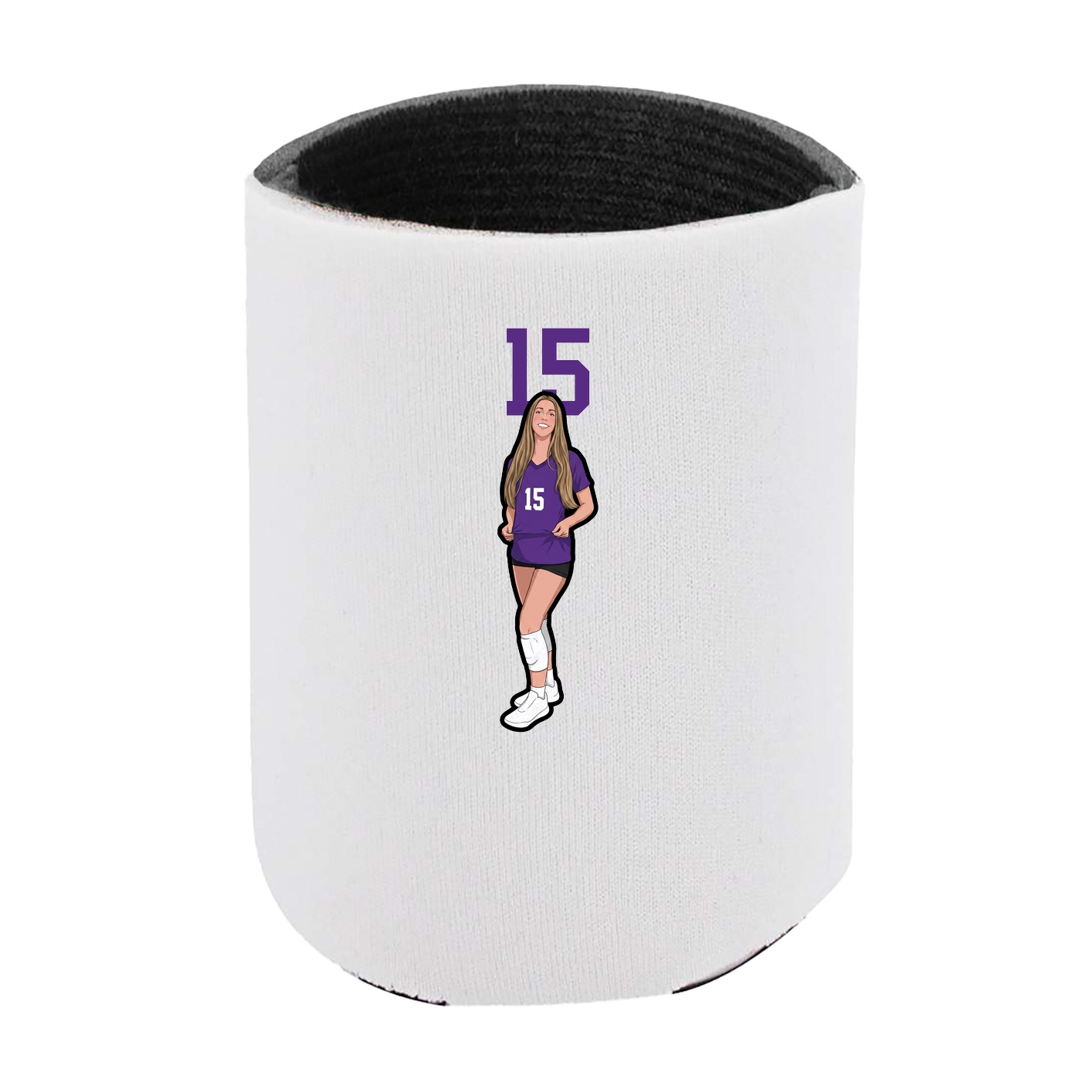 Can Holder — Number Top in White