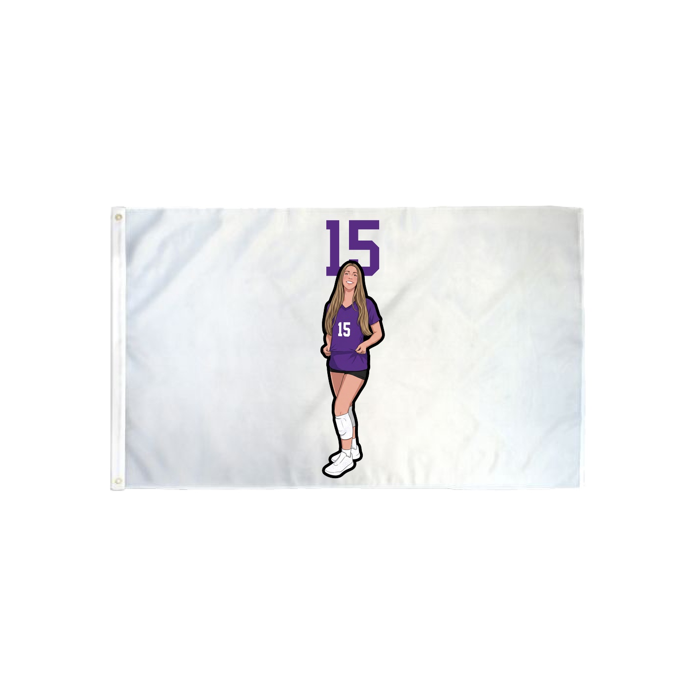 3x5 Flag — Number Top in Classic