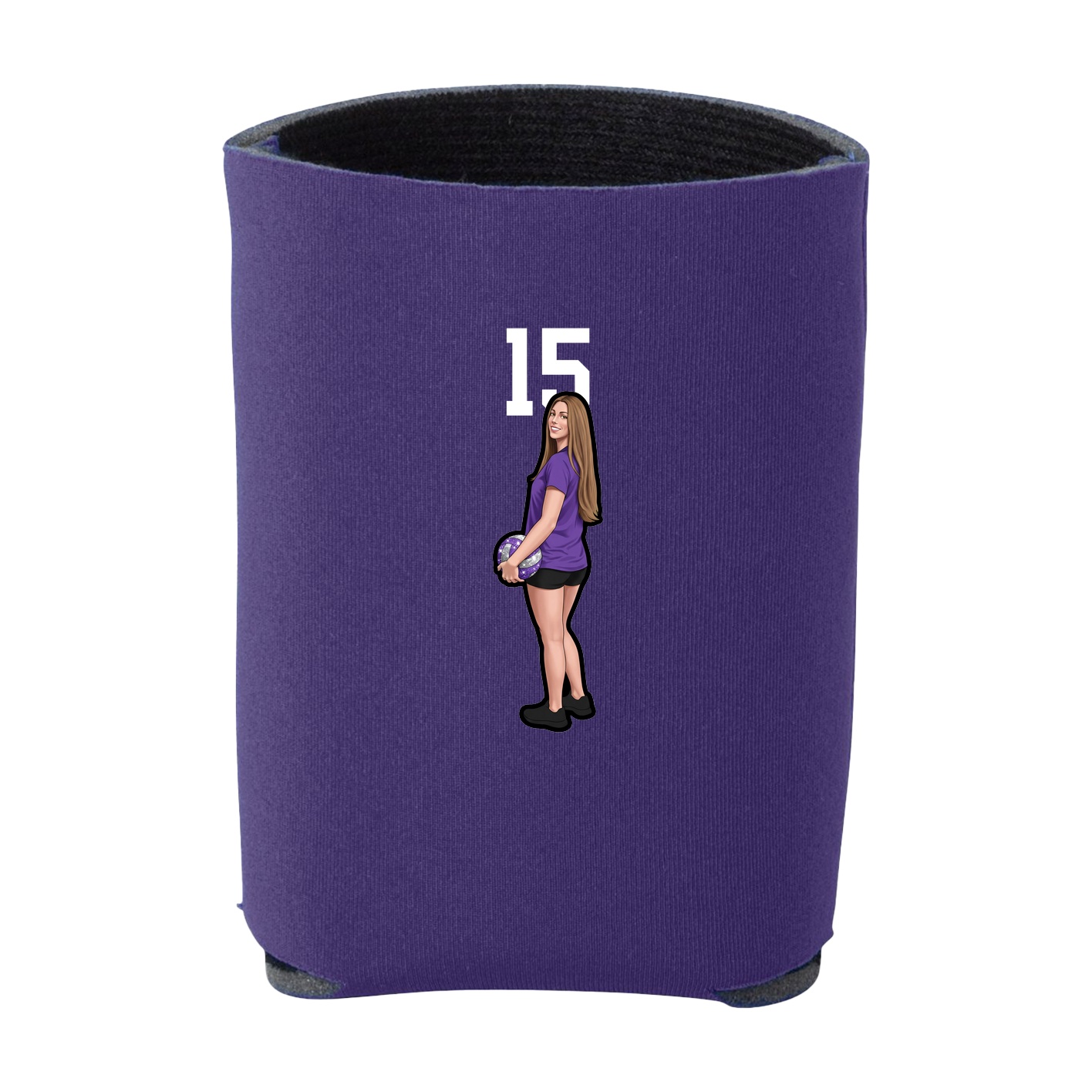 Can Holder — Number Top in Purple