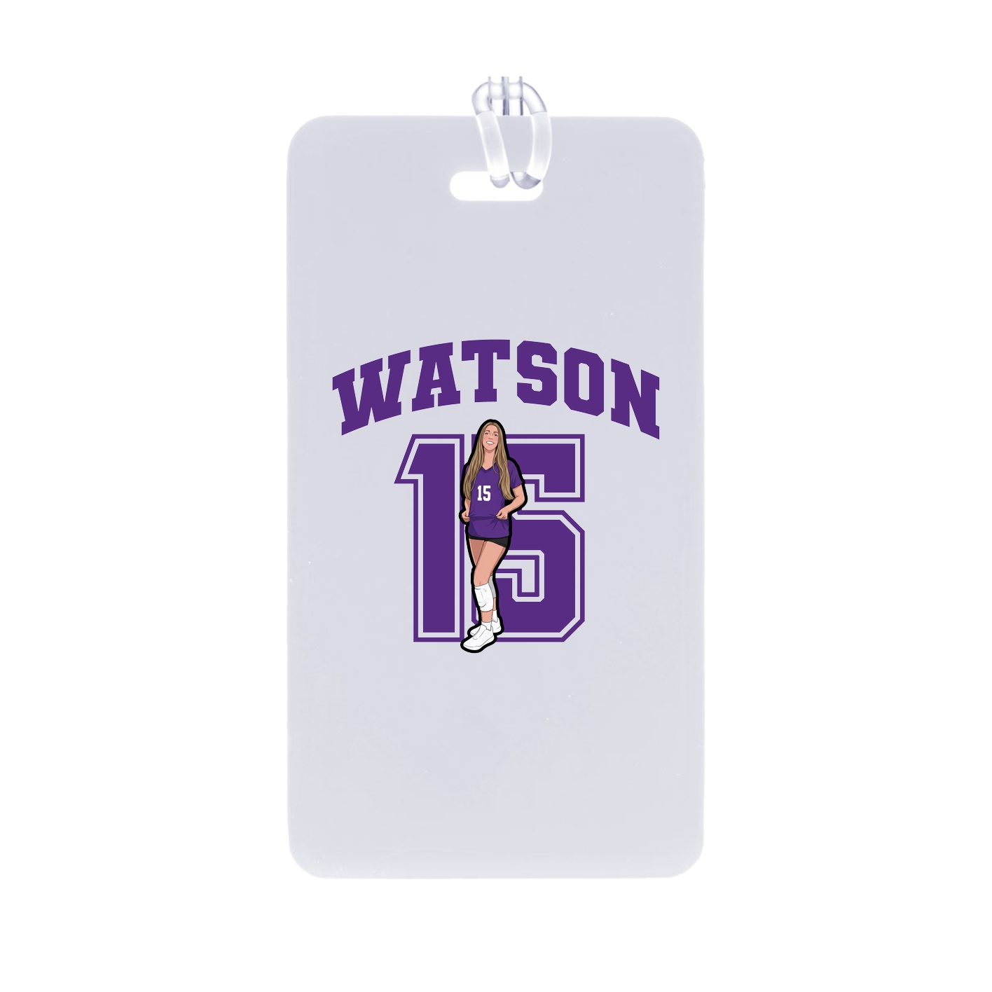 Bag Tag — Number in Classic