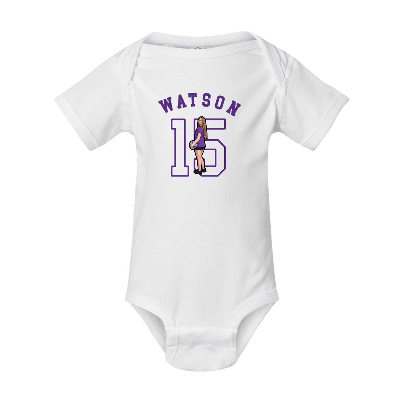 Baby Onesie — Shirsey Arch in White