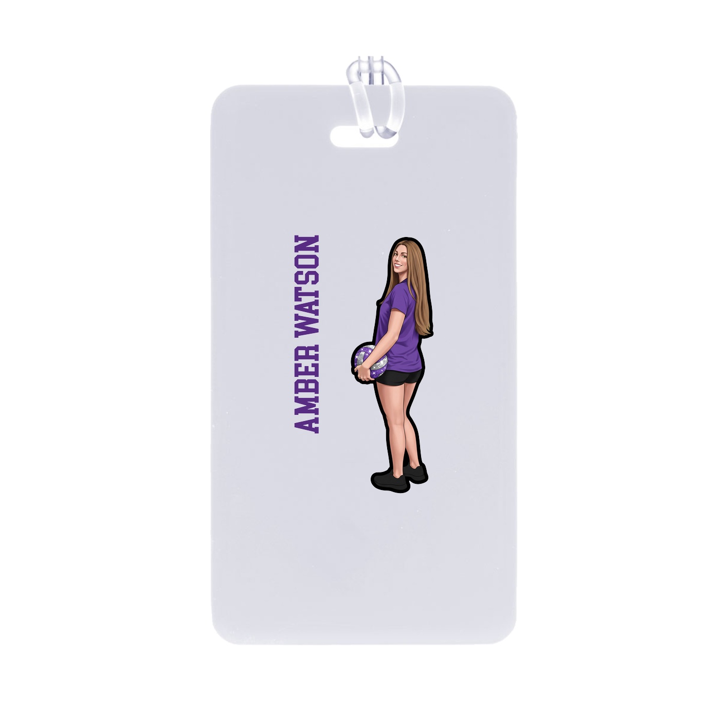 Bag Tag — Name Vertical in Classic