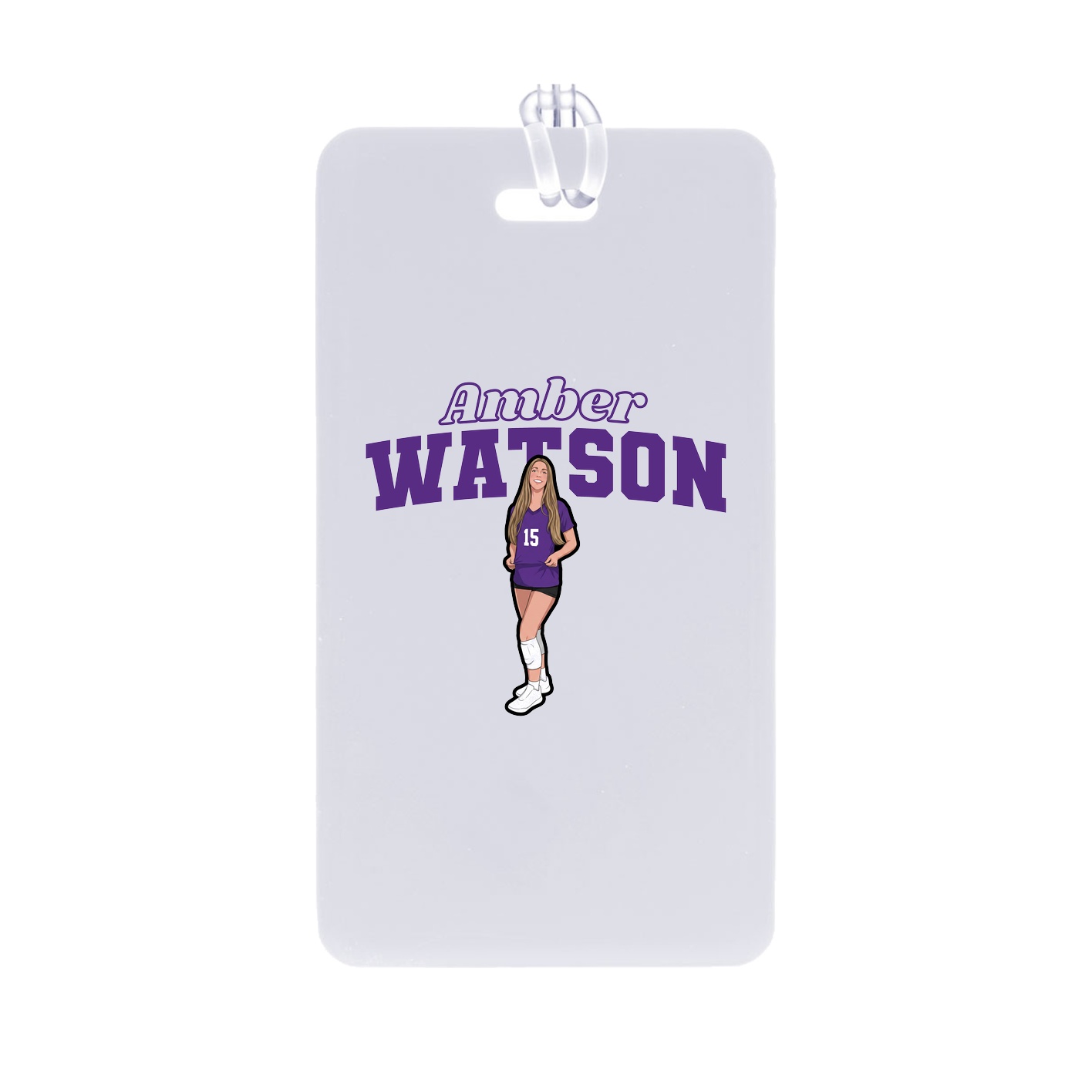 Bag Tag — Name Arch in Classic