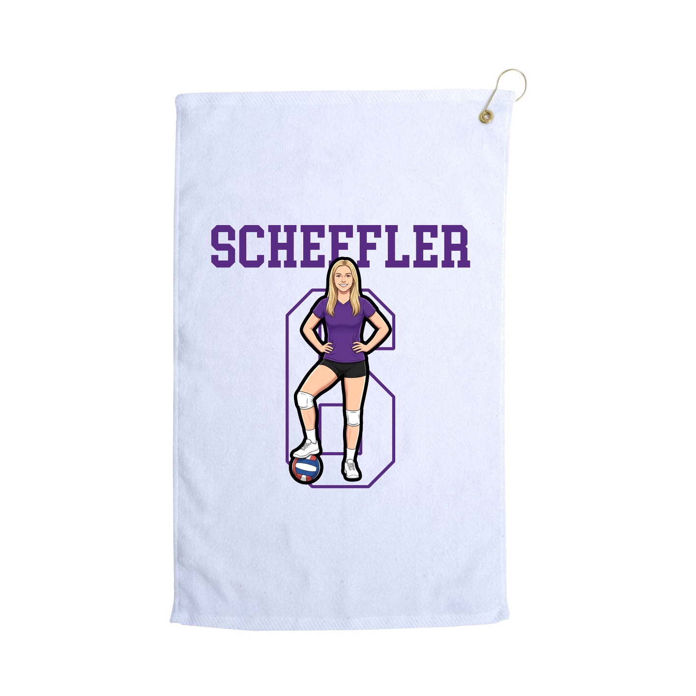 Golf Towel — Shirsey in White