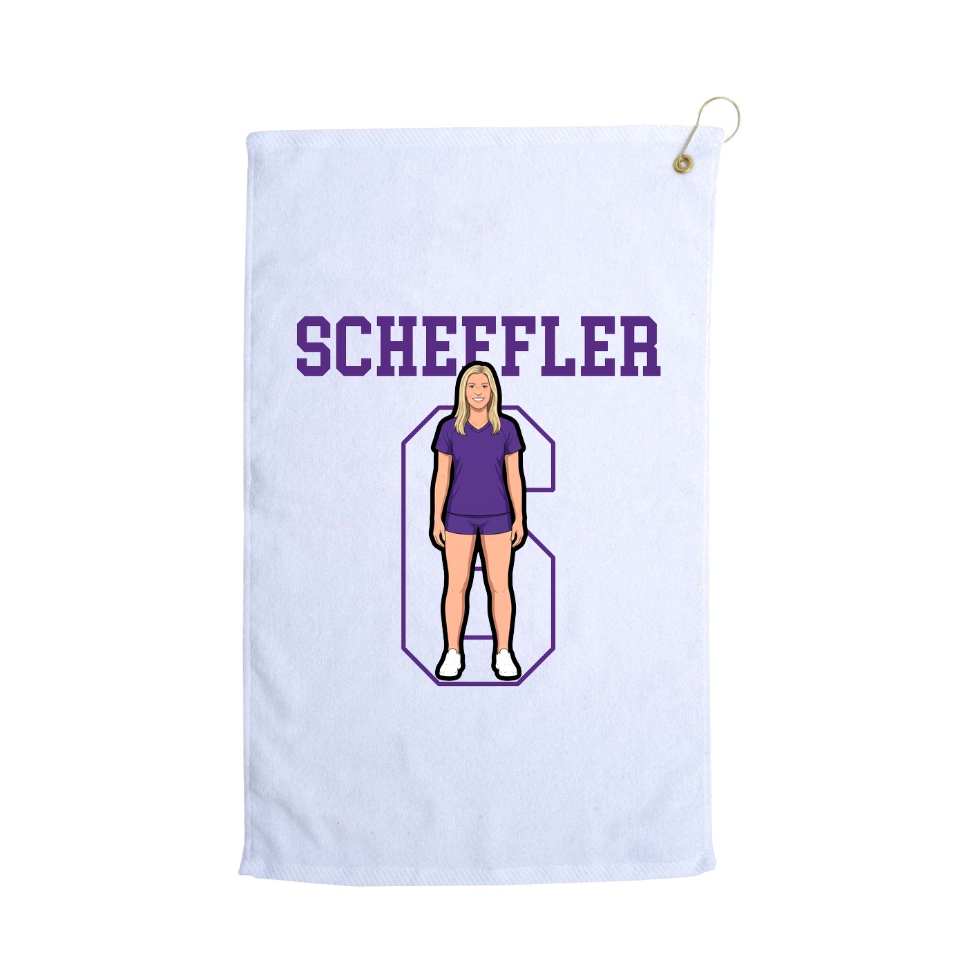 Golf Towel — Shirsey in White