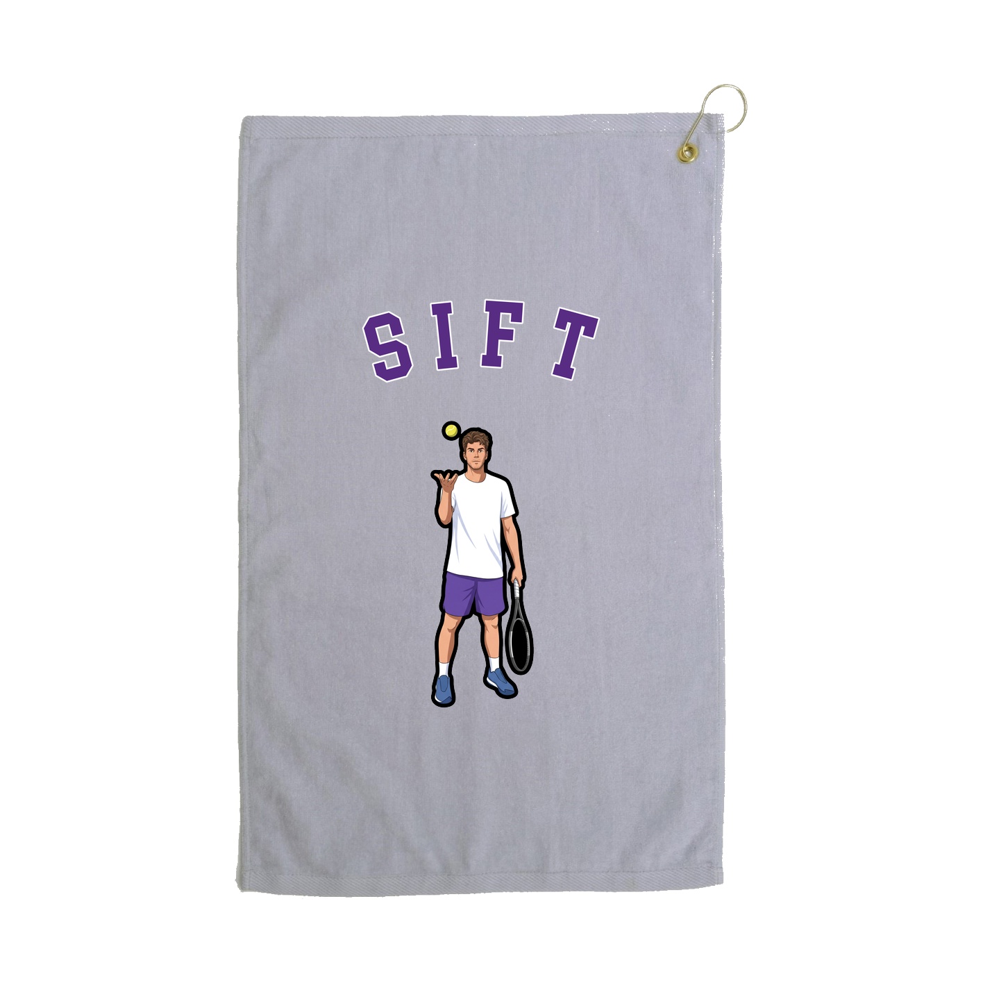 Golf Towel — Shirsey Arch in Grey